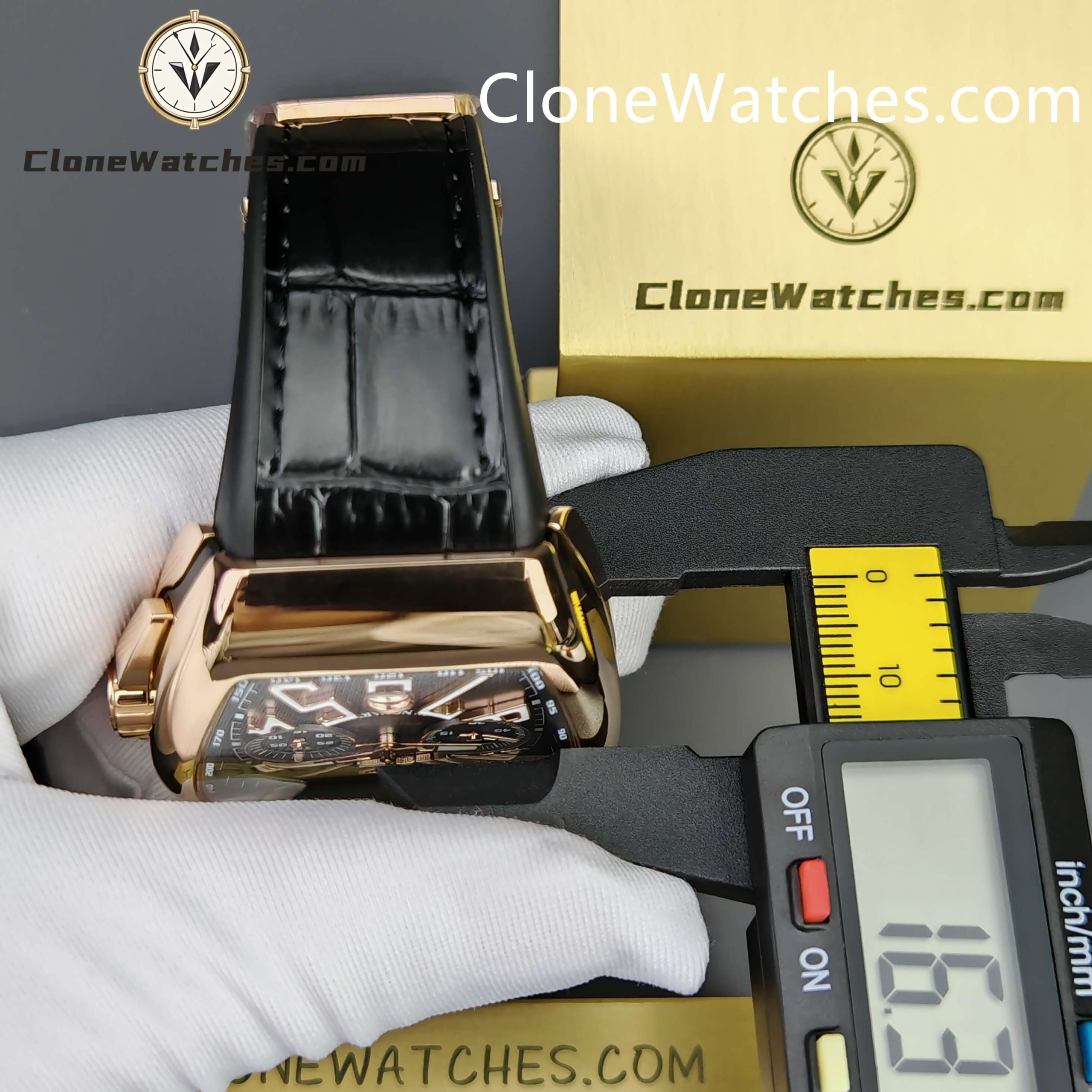 Franck Muller Super Clone Watches 1:1 Vanguard 45CCGLDBRNLD1 44MM
