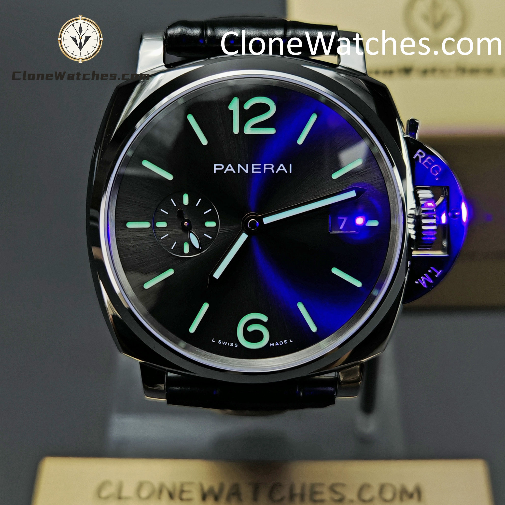 Panerai Super Clone Watches 1:1 Luminor Due PAM01250 Grey Dial