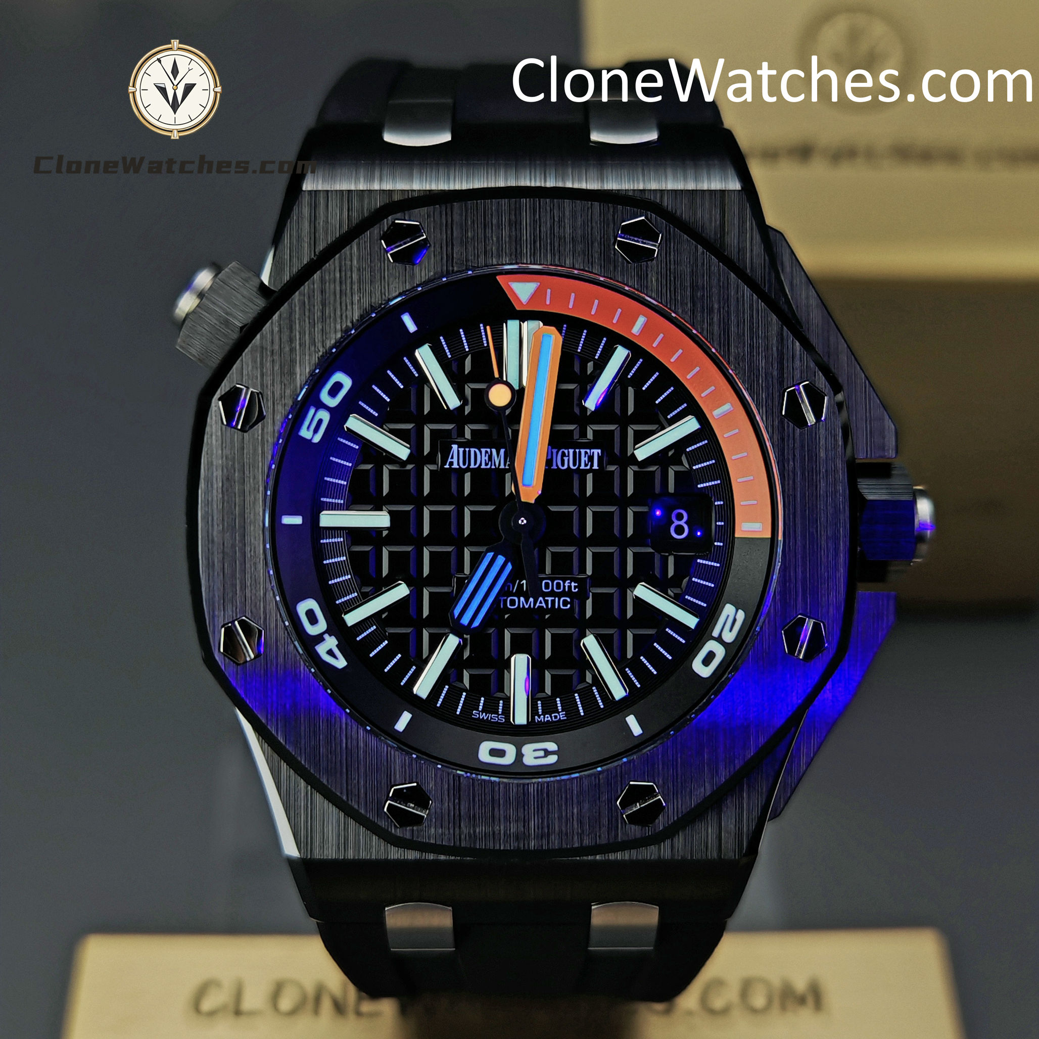 Audemars Piguet Super Clone Watches 1:1 Royal Oak Offshore 15707 Black Dial