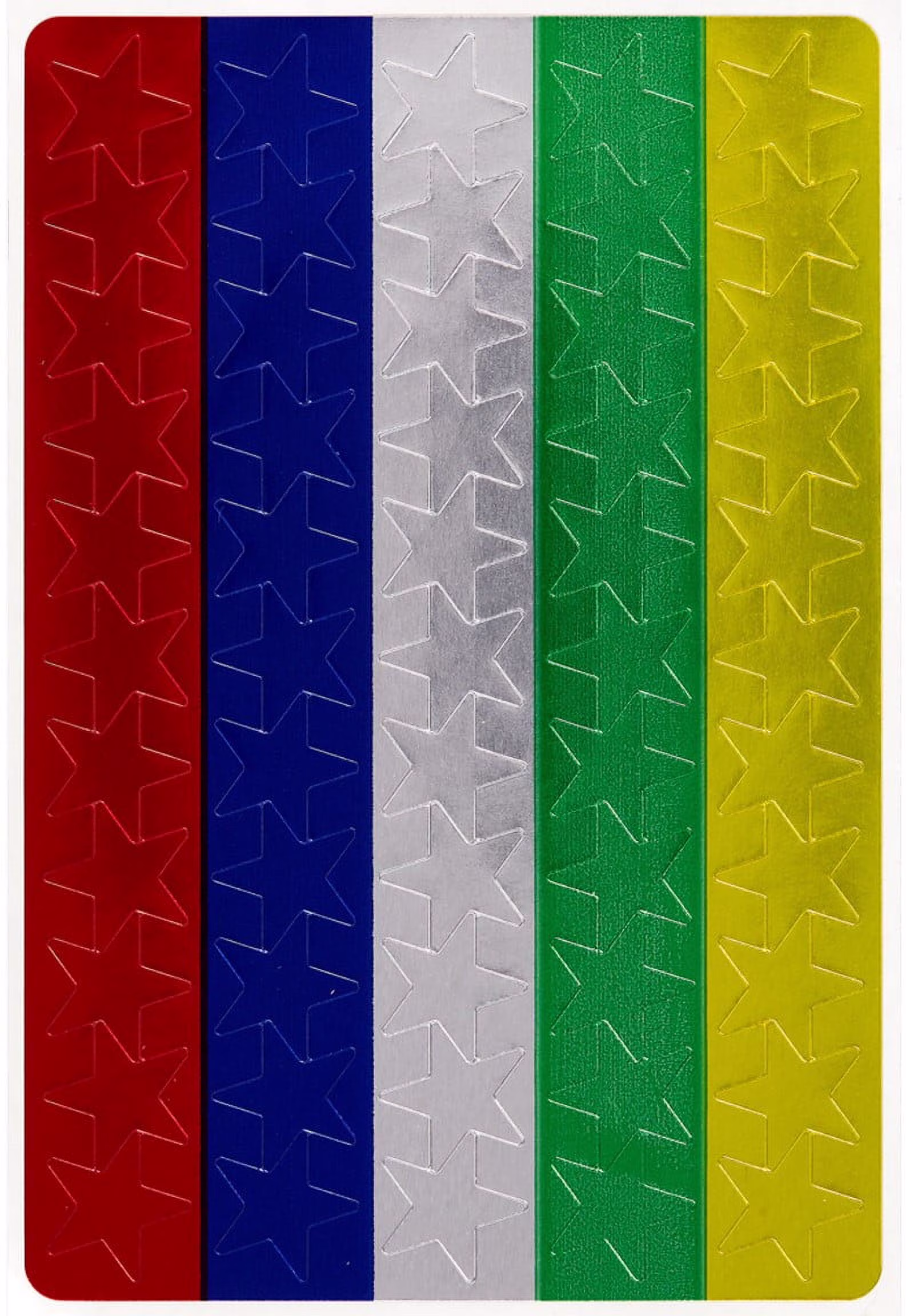 Avery Foil Star Labels, 1/2