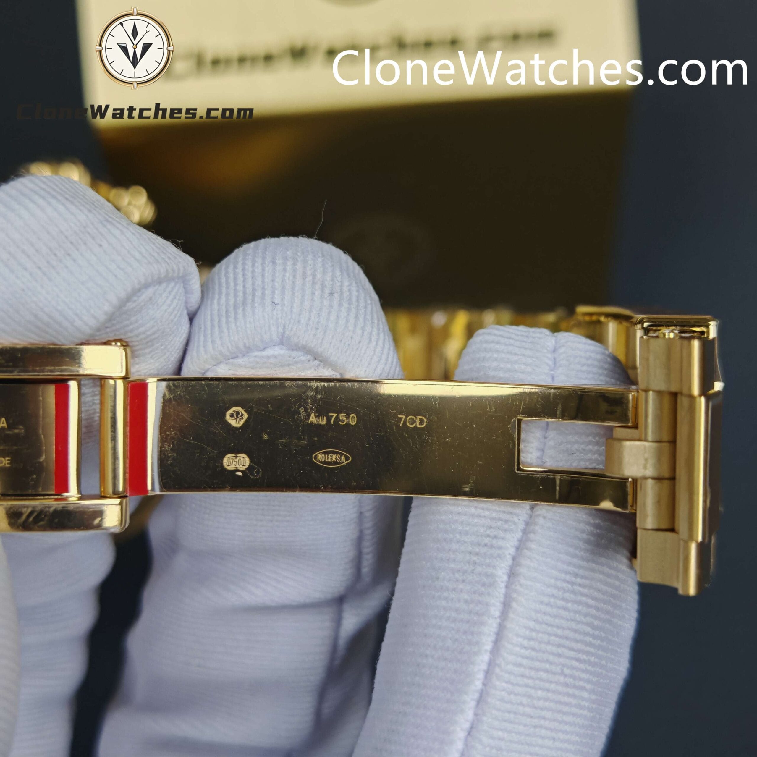 Rolex Super Clone Watches 1:1 Daytona 18K Gold Black Dial M116508-0004 4130 Movement
