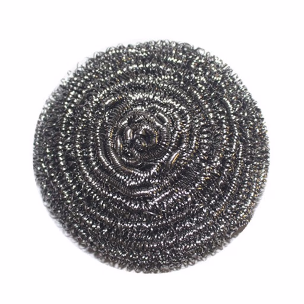 Kitchen Product Ball Scouring Stainless 6Pcs Scrubbing Wire Pad Steel Sponges Steel Kitchen Bar Cleaning Brush Silver