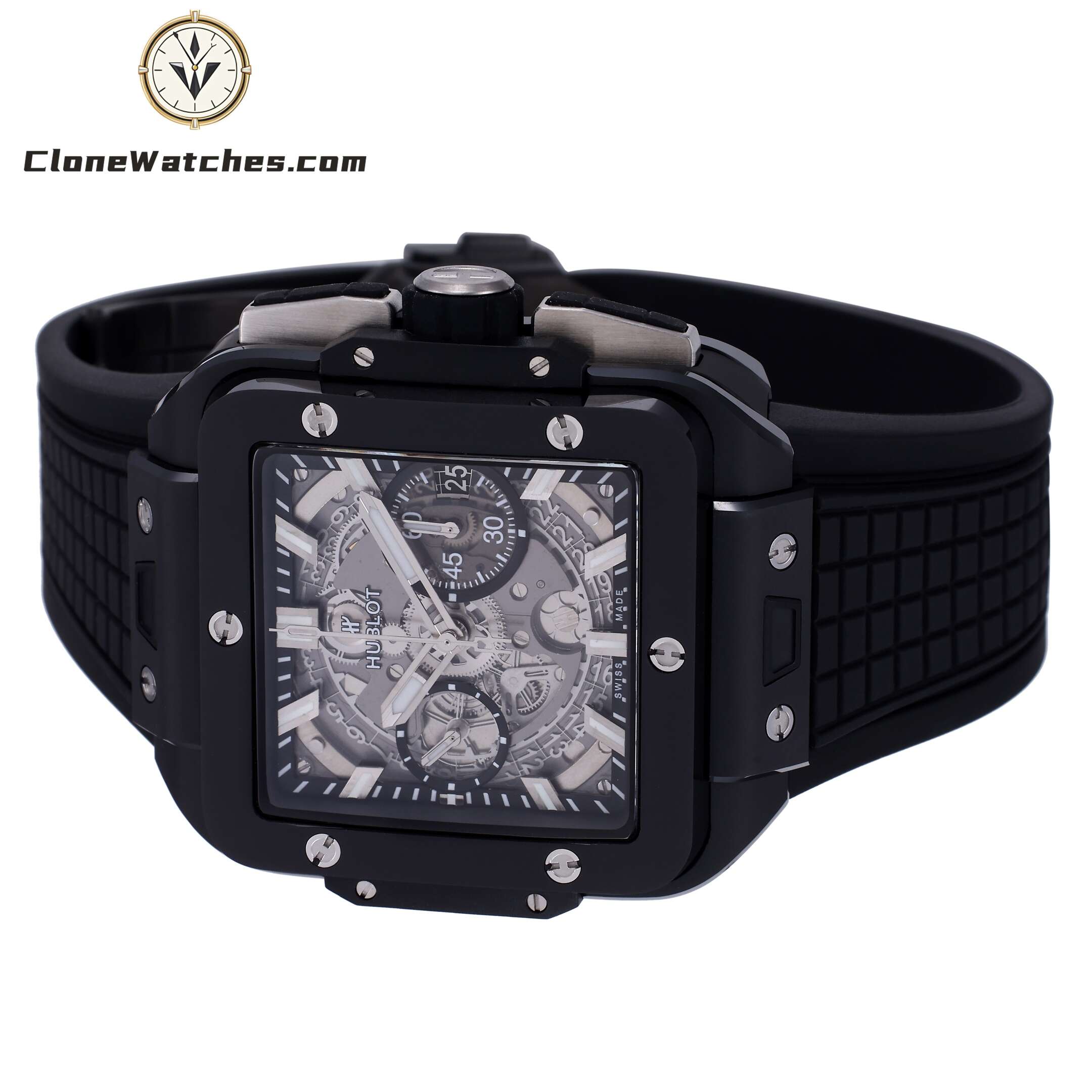 Hublot Super Clone Watches 1:1 Square Bang Unico Black Magic 42MM 821.CI.0170.RX