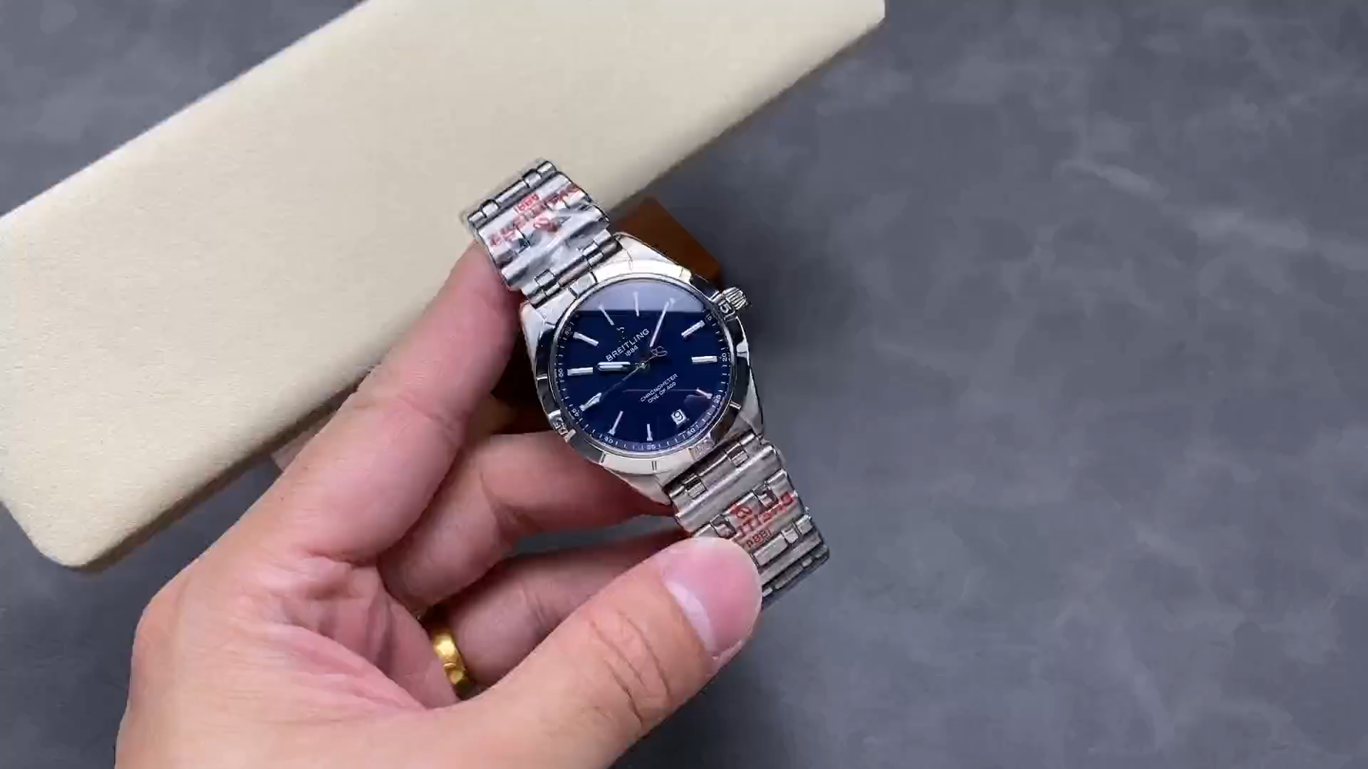 Breitling Chronomat Automatic 36 Blue Dial A103801A1C1A1 Replica