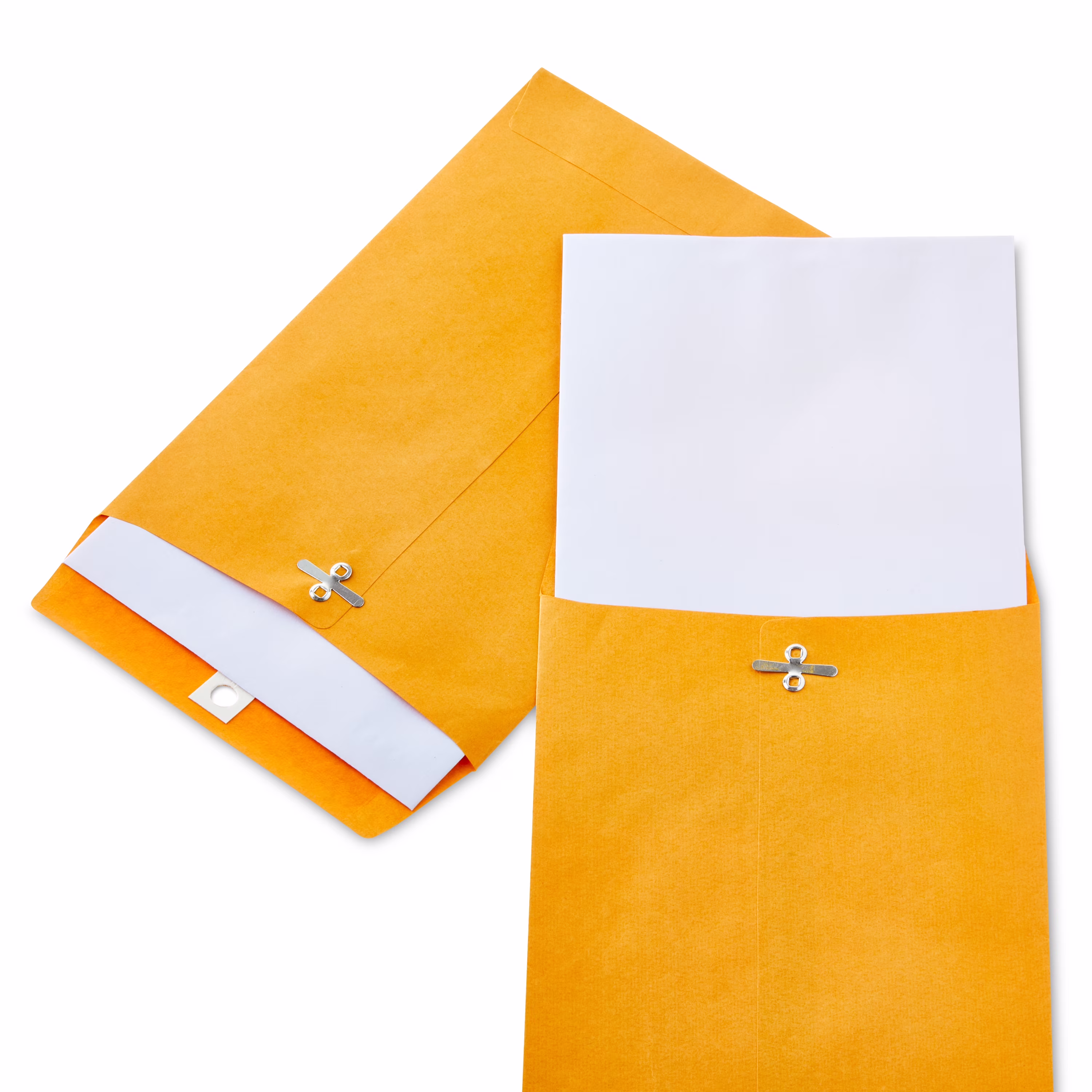 Pen+Gear Kraft Clasp Envelopes, 6 in x 9 in, 6 Count