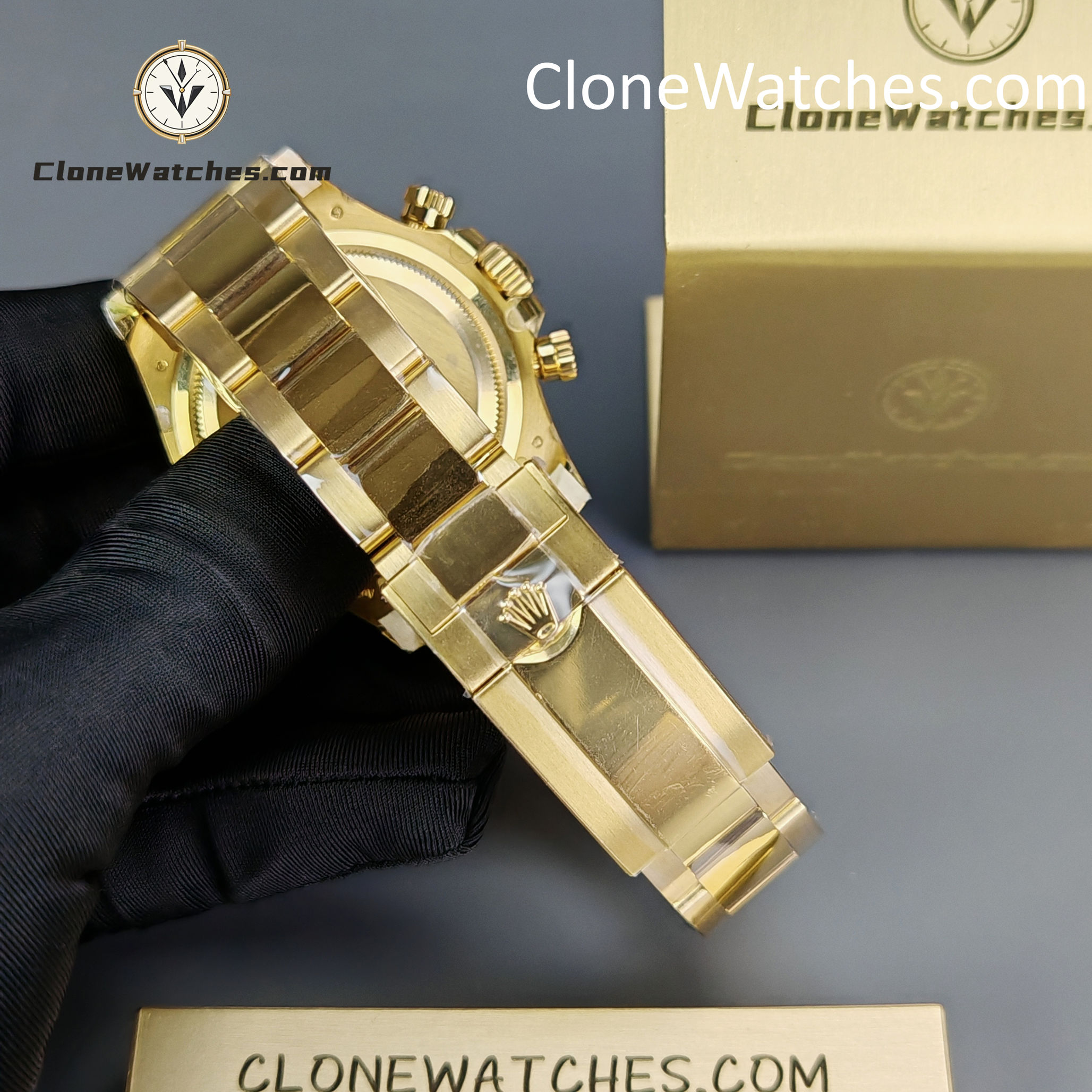 Rolex Super Clone Watches 1:1 Daytona 18k Gold M126508-0003 4131 Movement