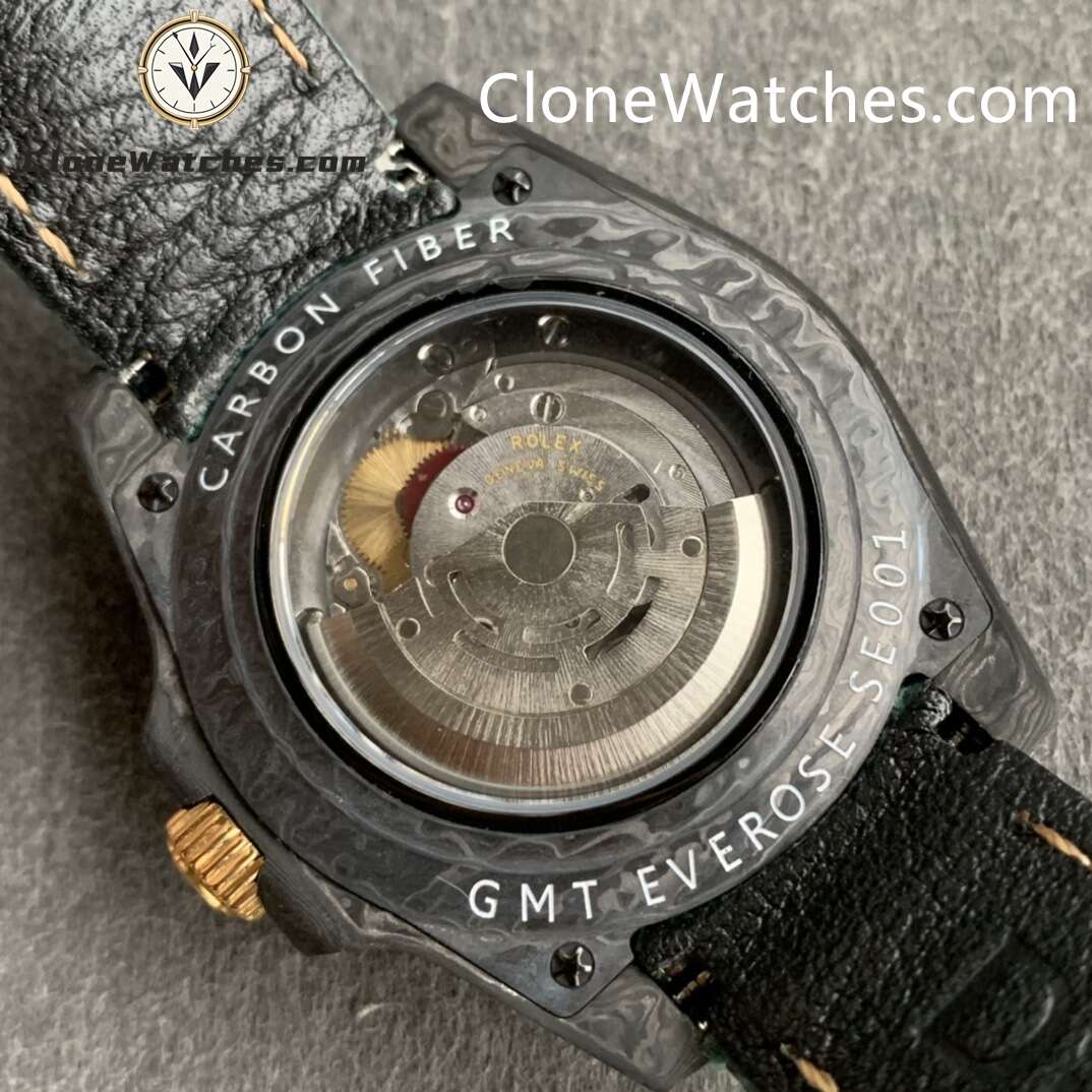 Modified Super Clone Watches 1:1 DIW Rolex GMT Master II NTPT Carbon OASIS 3285 Movement
