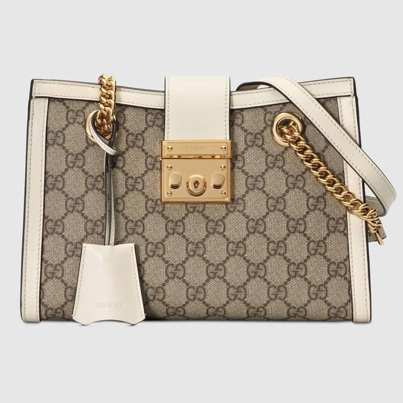 Padlock GG Small Shoulder Bag No. 498156 KHNKG 9761