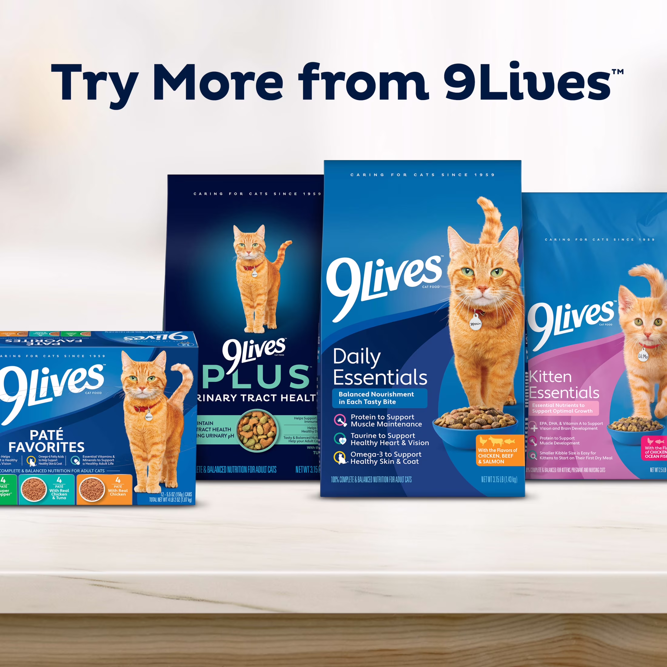 9Lives Kitten Paté Cat Food with Real Ocean Fish and Tuna, 5.5 oz