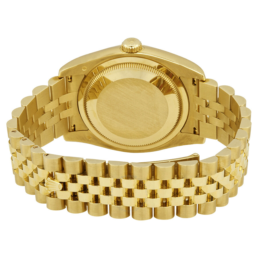 Rolex Oyster Perpetual Datejust 36 White Dial 18K Yellow Gold Automatic Men s Watch 116238WSJ（Lifetime free warranty+90-days replacement service & Refund!.）
