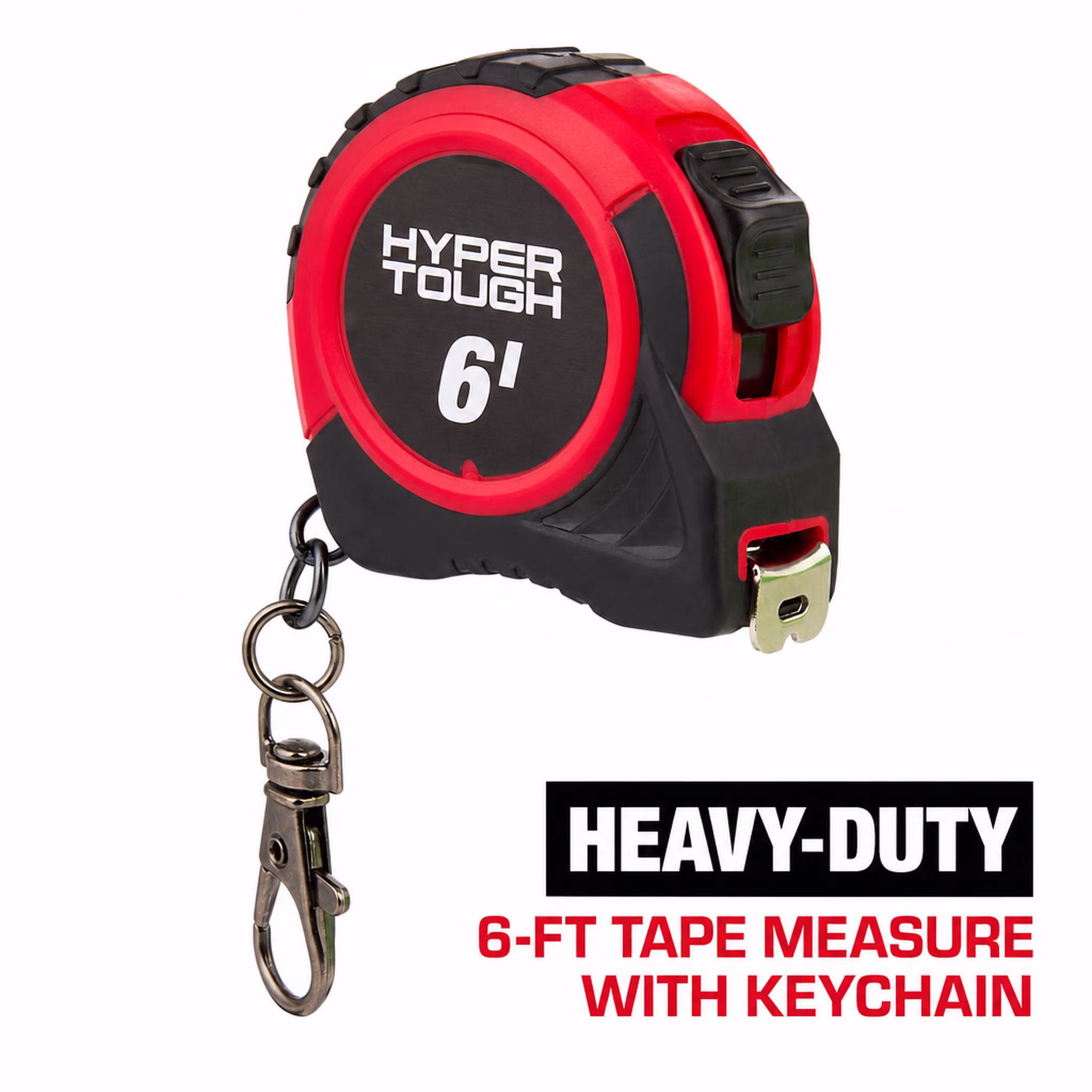Hyper Tough 6-Foot Tape Measure with Keychain