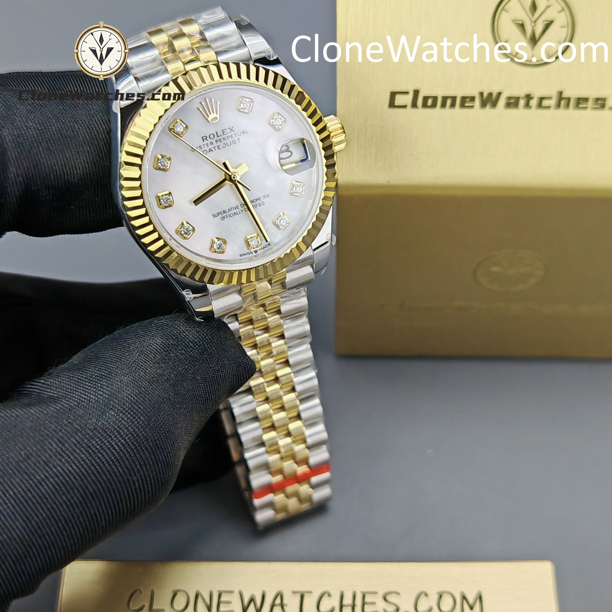 Rolex Super Clone Watches 1:1 DateJust m278273-0028 Jubilee 31MM 2236 Movement