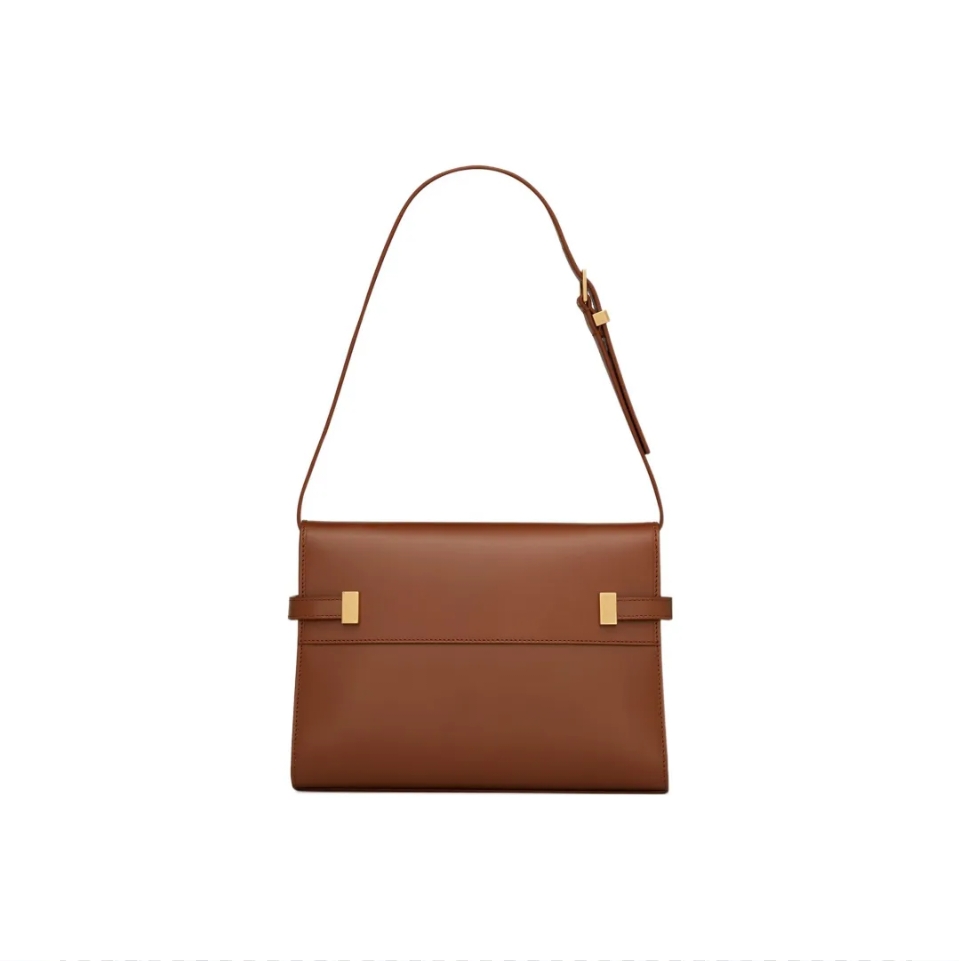 YSL Manhattan Shoulder Bag Cowhide Leather