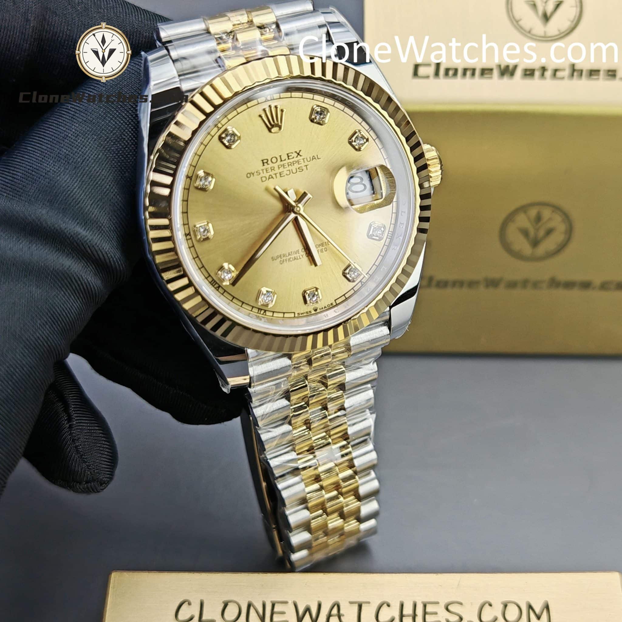 Rolex Super Clone Watches 1:1 DateJust m126333-0012 Jubilee 41MM 3235 Movement