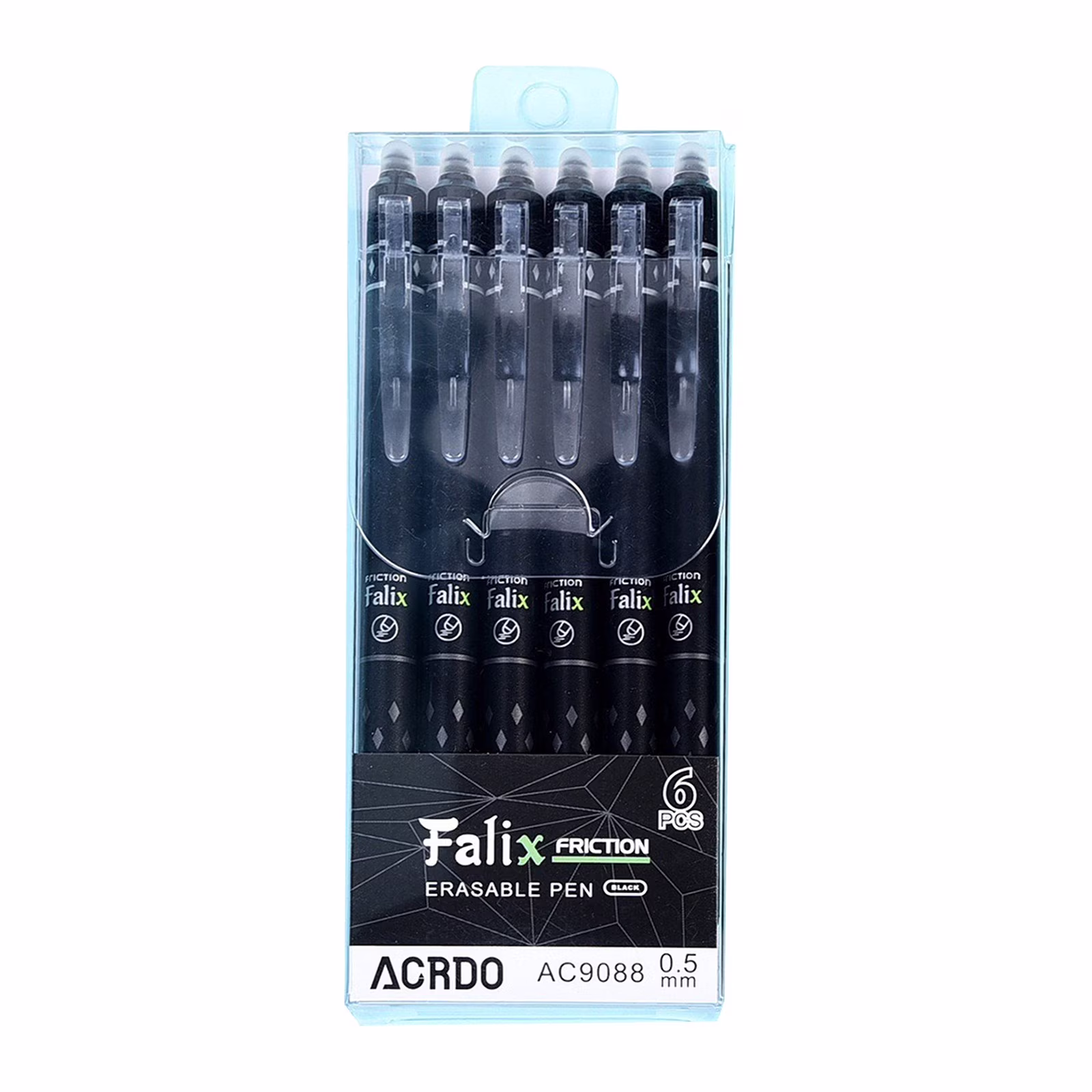Erasable Gel Pens,6Pcs Retractable Erasable Pens Clicker,,Make Mistakes Disappear for Drawing Writing Planner,Blue Kilougeis