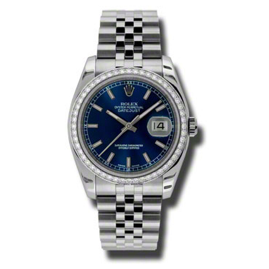 Rolex Oyster Perpetual Datejust 36 Blue Dial Stainless Steel Jubilee Bracelet Automatic Men s Watch 116244BLSJ（Lifetime free warranty+90-days replacement service & Refund!.）