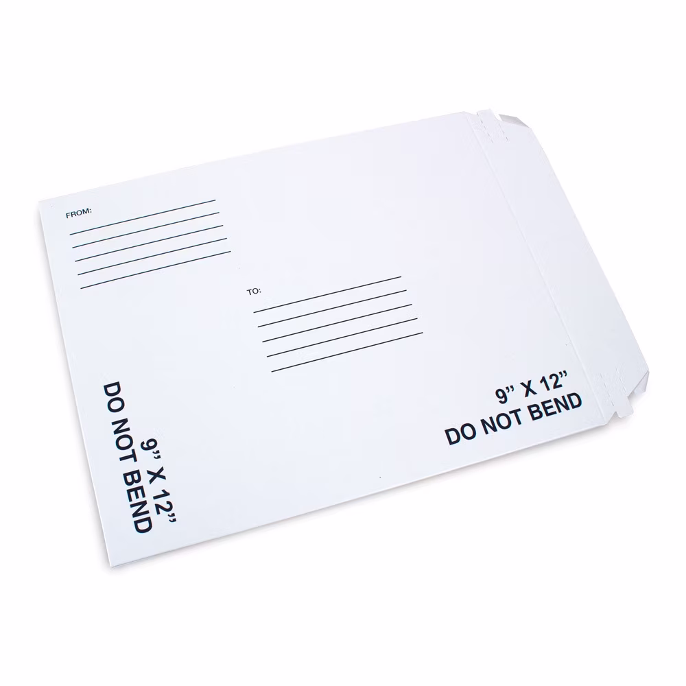 (5 pack) Pen+Gear Document Mailer, Self Seal Stay Flat Mailer, 9 in x 12 in, White