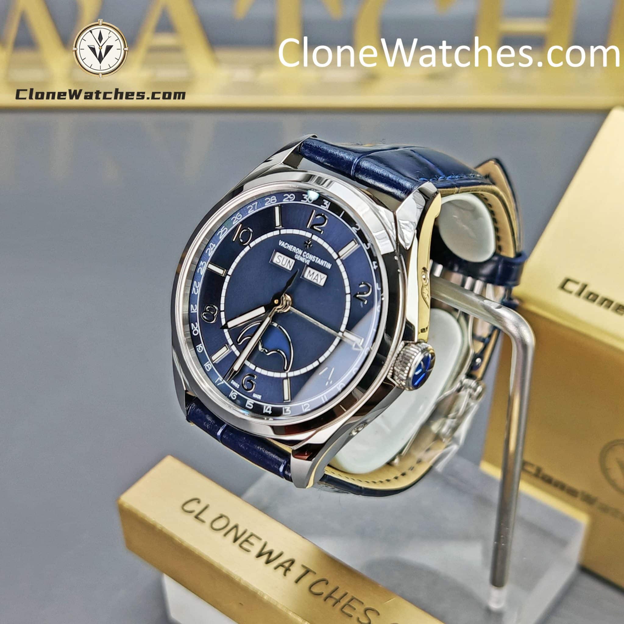 Vacheron Constantin Super Clone Watches 1:1 Fiftysix 4000E/000A-B548 Blue Dial