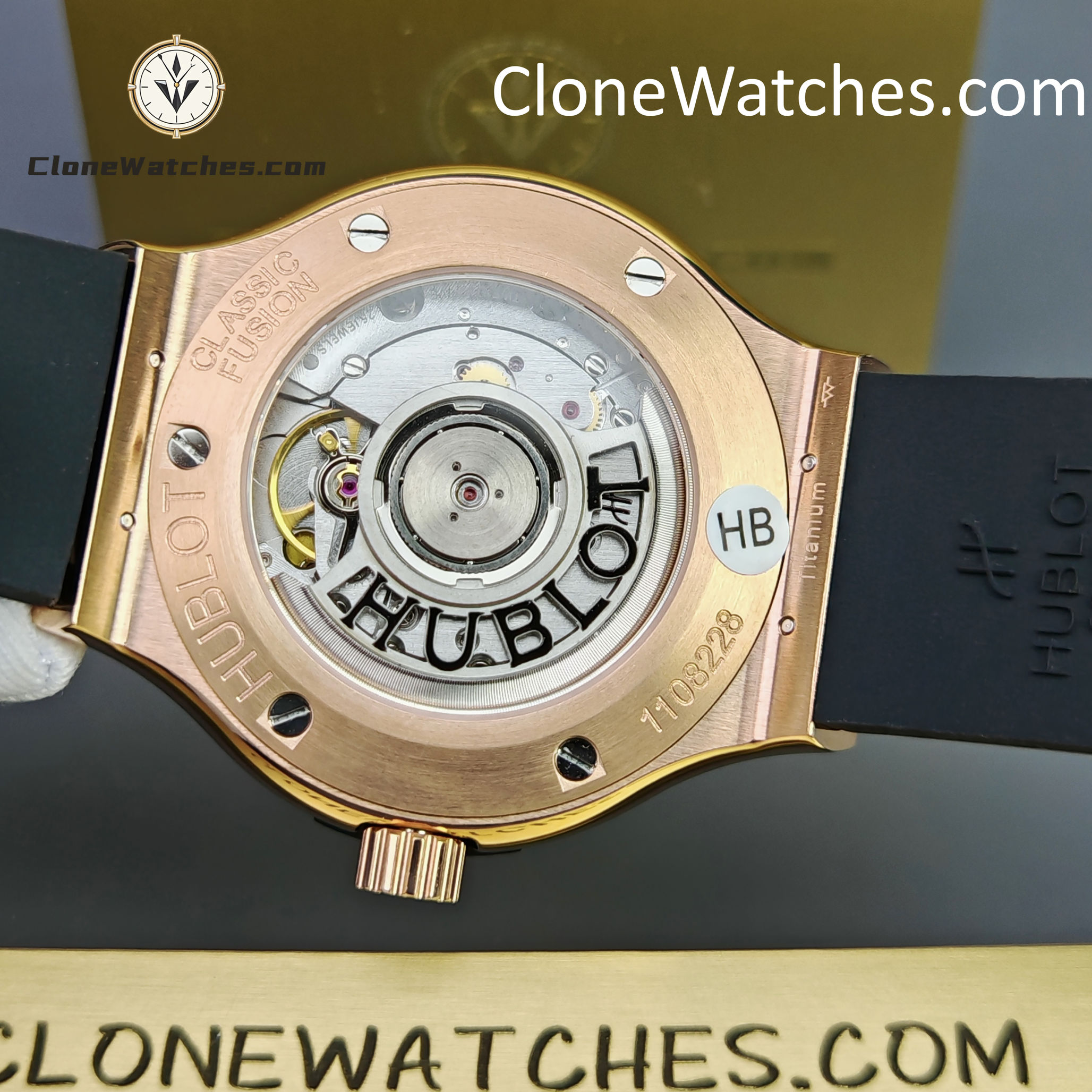 Hublot Super Clone Watches 1:1 Classic Fusion King Gold 38MM 565.OX.1480.RX