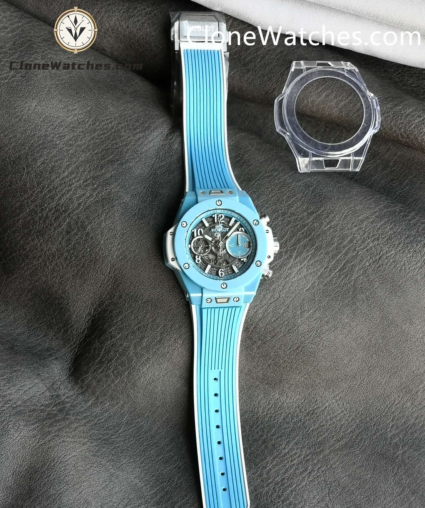 Hublot Super Clone Watches 1:1 BIG BANG UNICO SKY BLUE 42MM 441.EX.5120.RX