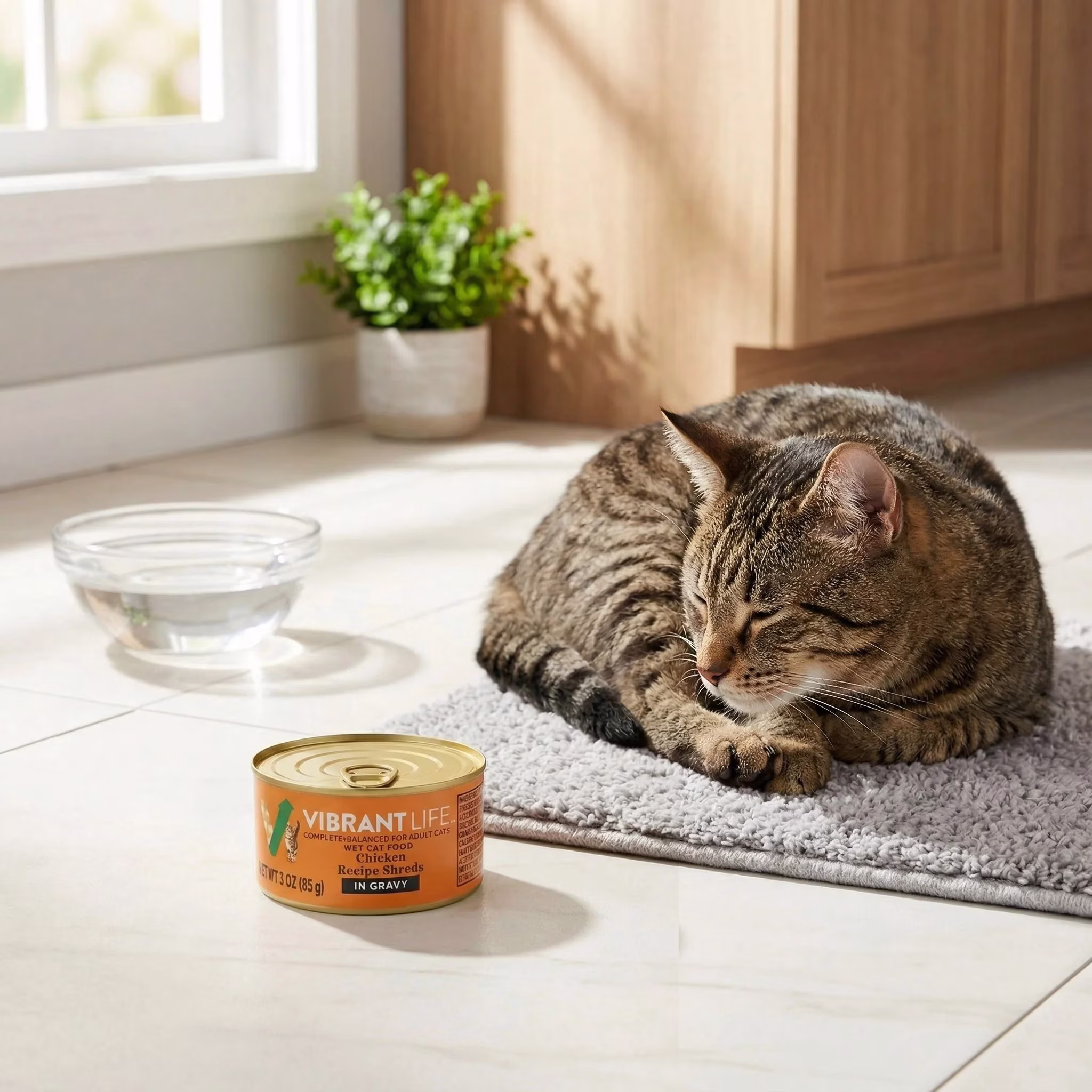 Vibrant Life Chicken Shreds Wet Cat Food, 3 oz Can