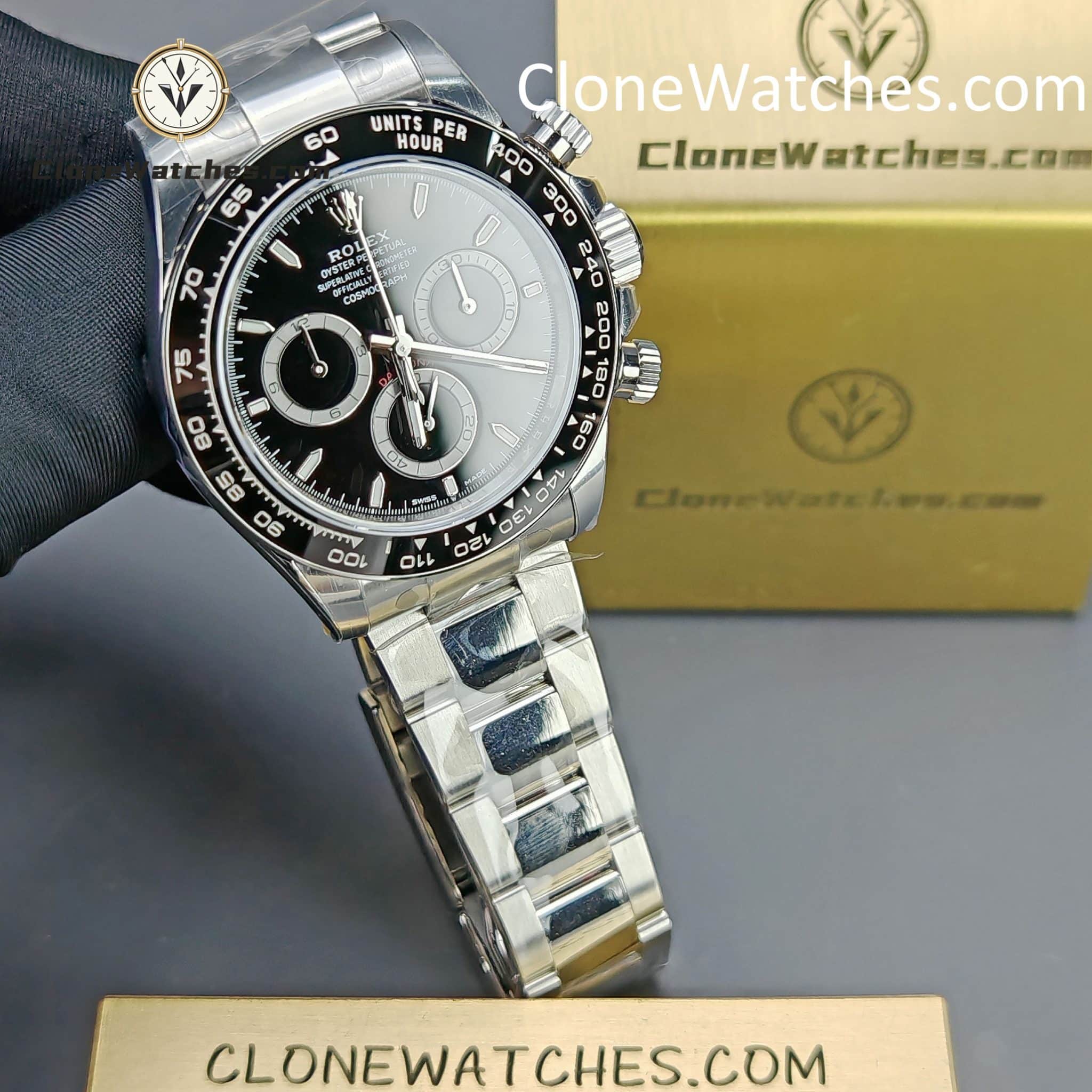 Rolex Super Clone Watches 1:1 Daytona M126500ln-0002 4131 Movement