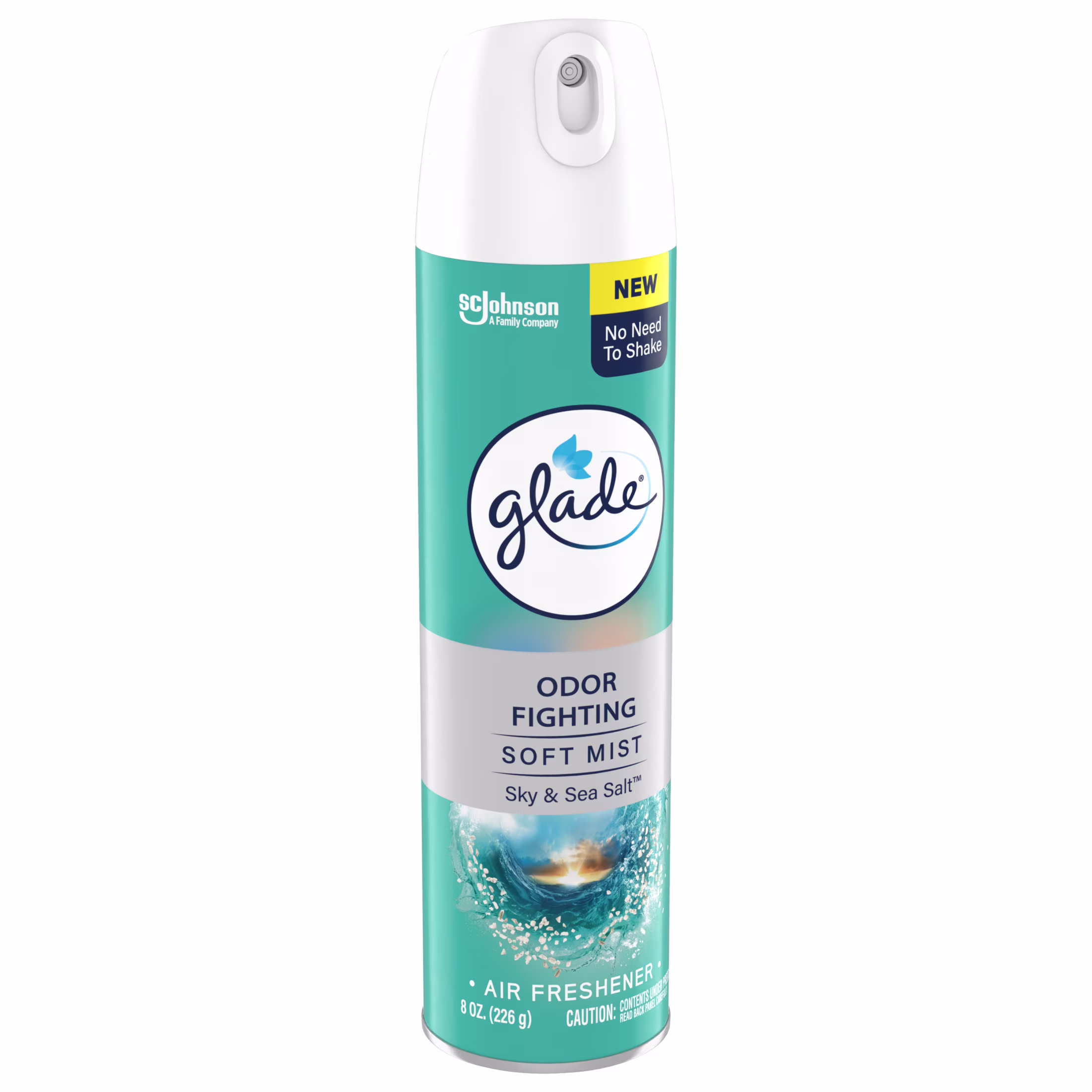 (6 pack) Glade Air Freshener Spray, Sky and Sea Salt scent, Infused with Essential Oils, 8 oz