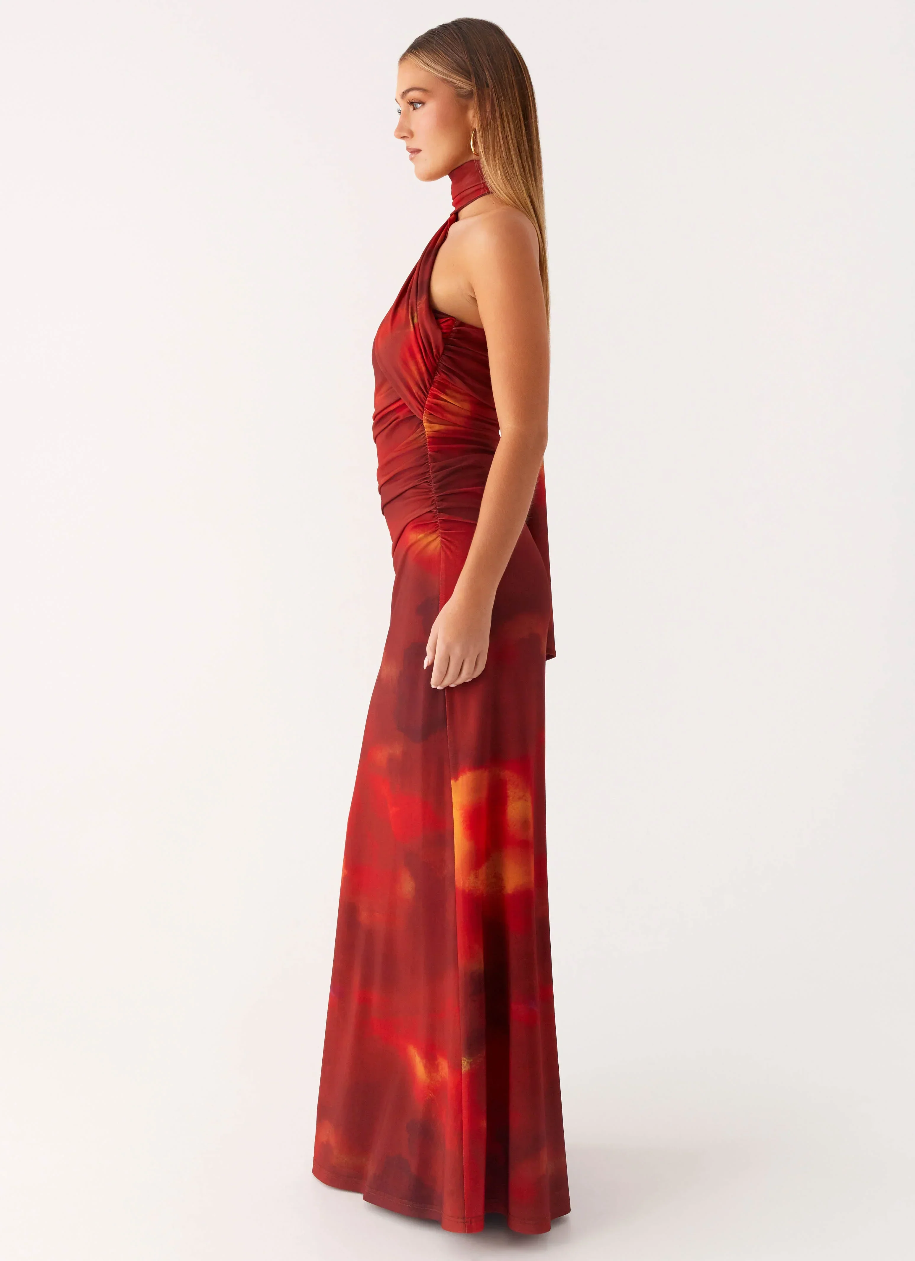 Songbird Maxi Dress - Scarlet Blur