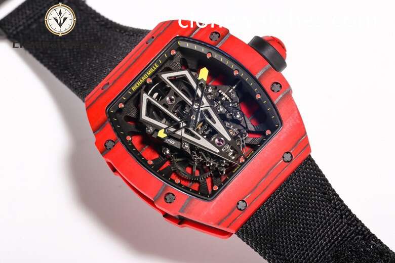 Richard Mille Super Clone Watches 1:1 RM 027 – 03 Tourbillon Black Strap