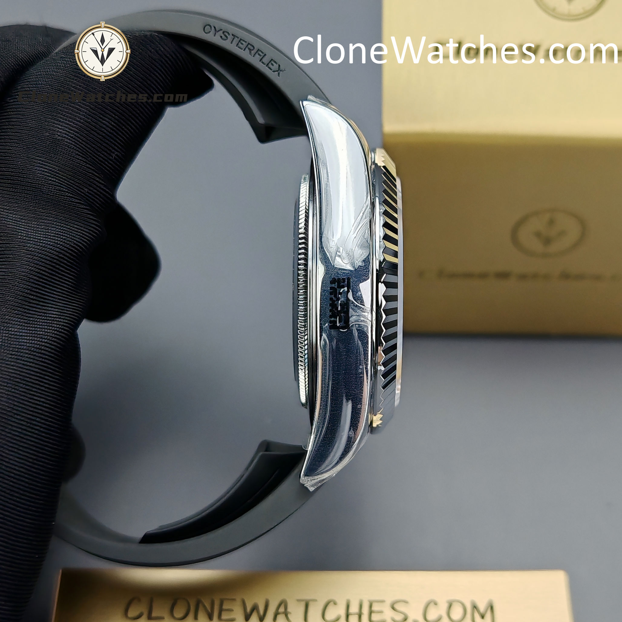 Rolex Super Clone Watch 1:1 Sky Dweller White Dial m336239-0003 42MM Rubber Strap