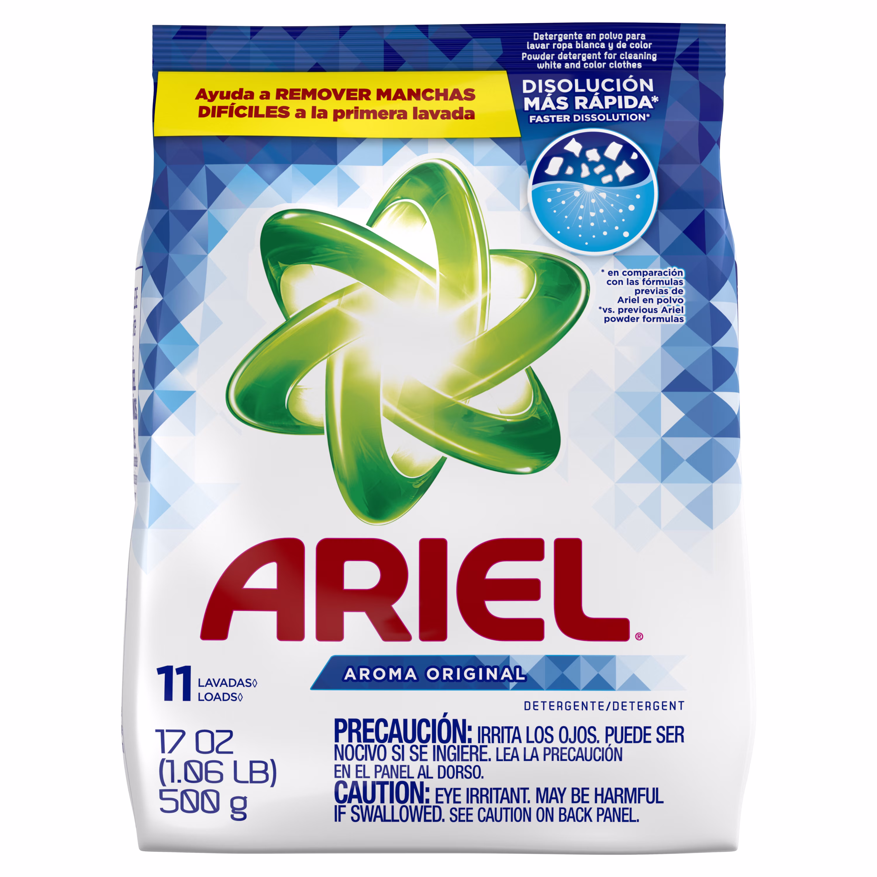 Ariel Laundry Detergent Powder, Original Scent, 1.06 lb, 11 Loads