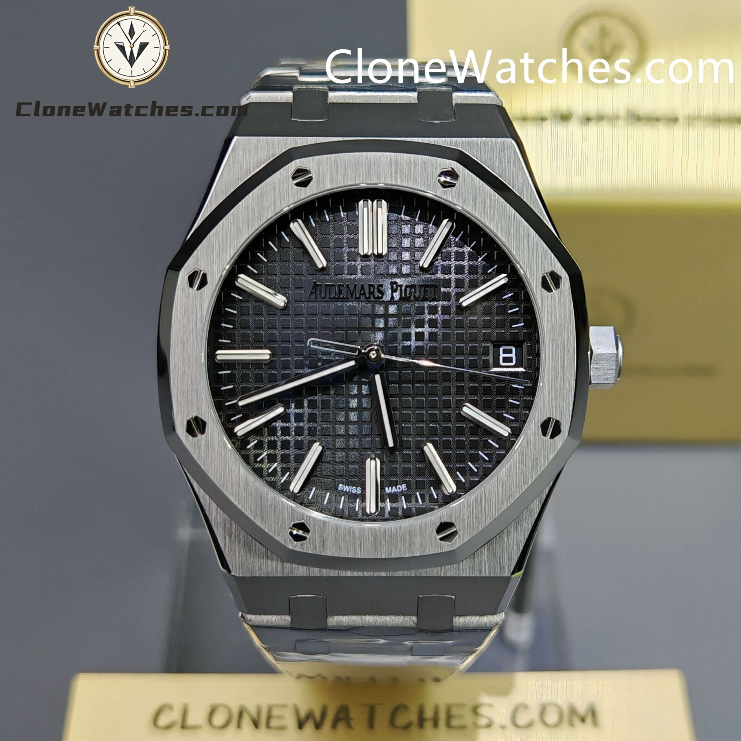 Audemars Piguet Super Clone Watches 1:1 Royal Oak 15510 Black Dial 41MM Selfwinding