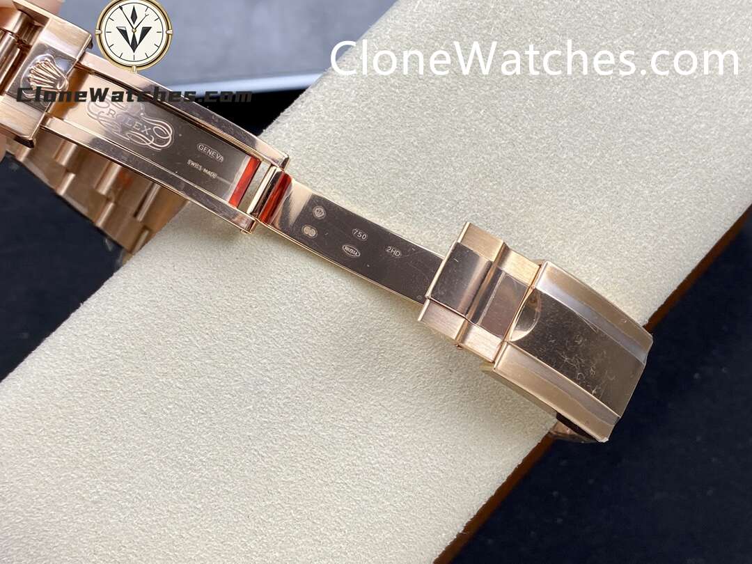 Rolex Super Clone Watches 1:1 Daytona Rose Gold Dial M116505 – 0017 4130 Movement
