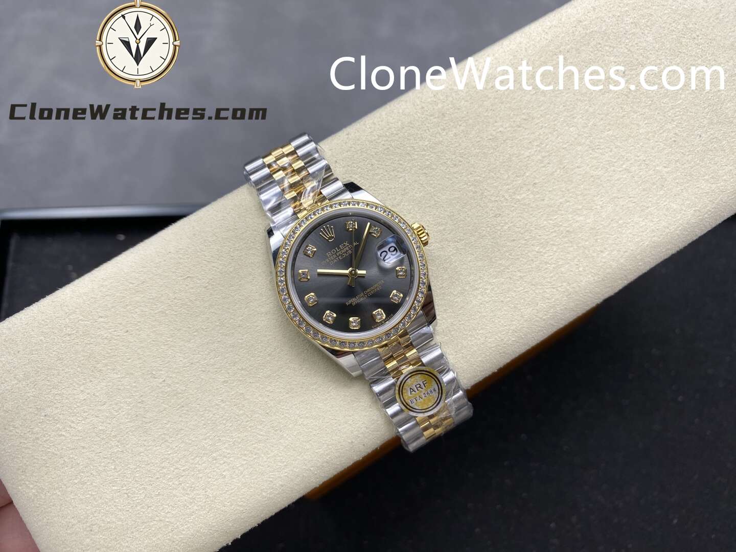 Rolex Super Clone Watches 1:1 DateJust m278383rbr-0022 Jubilee 31MM 2236 Movement