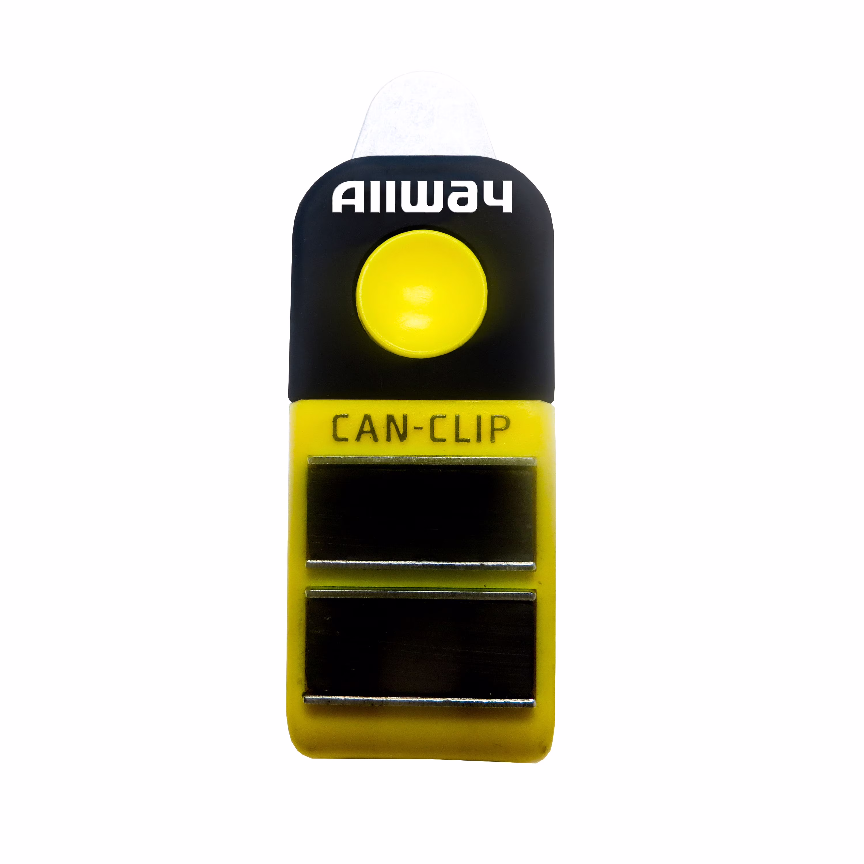 (4 pack) Allway 2-in-1 Magnetic Can Clip, Attaches to The Rim of Paint Cans with Steel Can Opener Tab, 3.25in. x 1.2in.