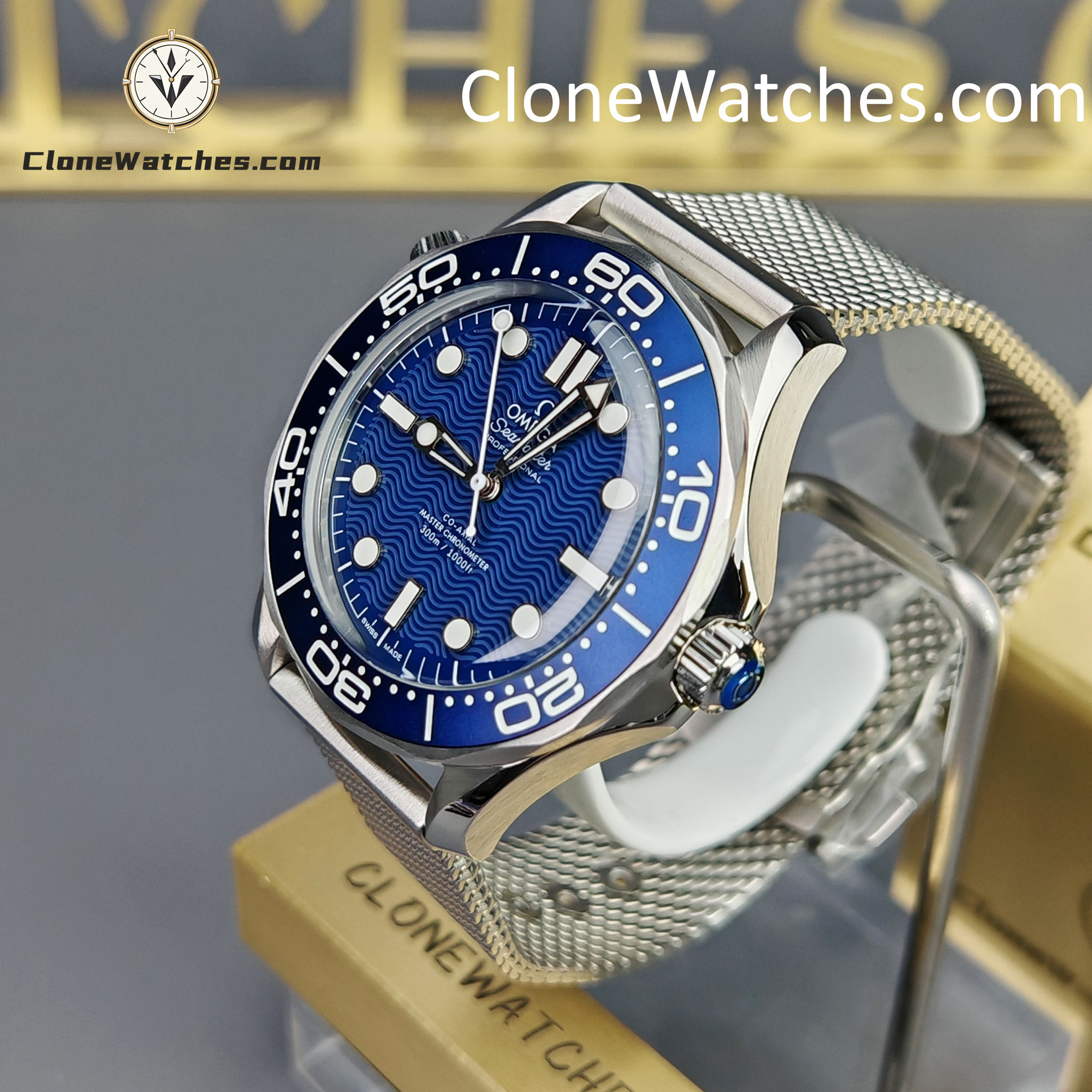 OMEGA Super Clone Watches 1:1 Seamaster Diver 300M James Bond 60th anniversary 210.30.42.20.03.002 42mm
