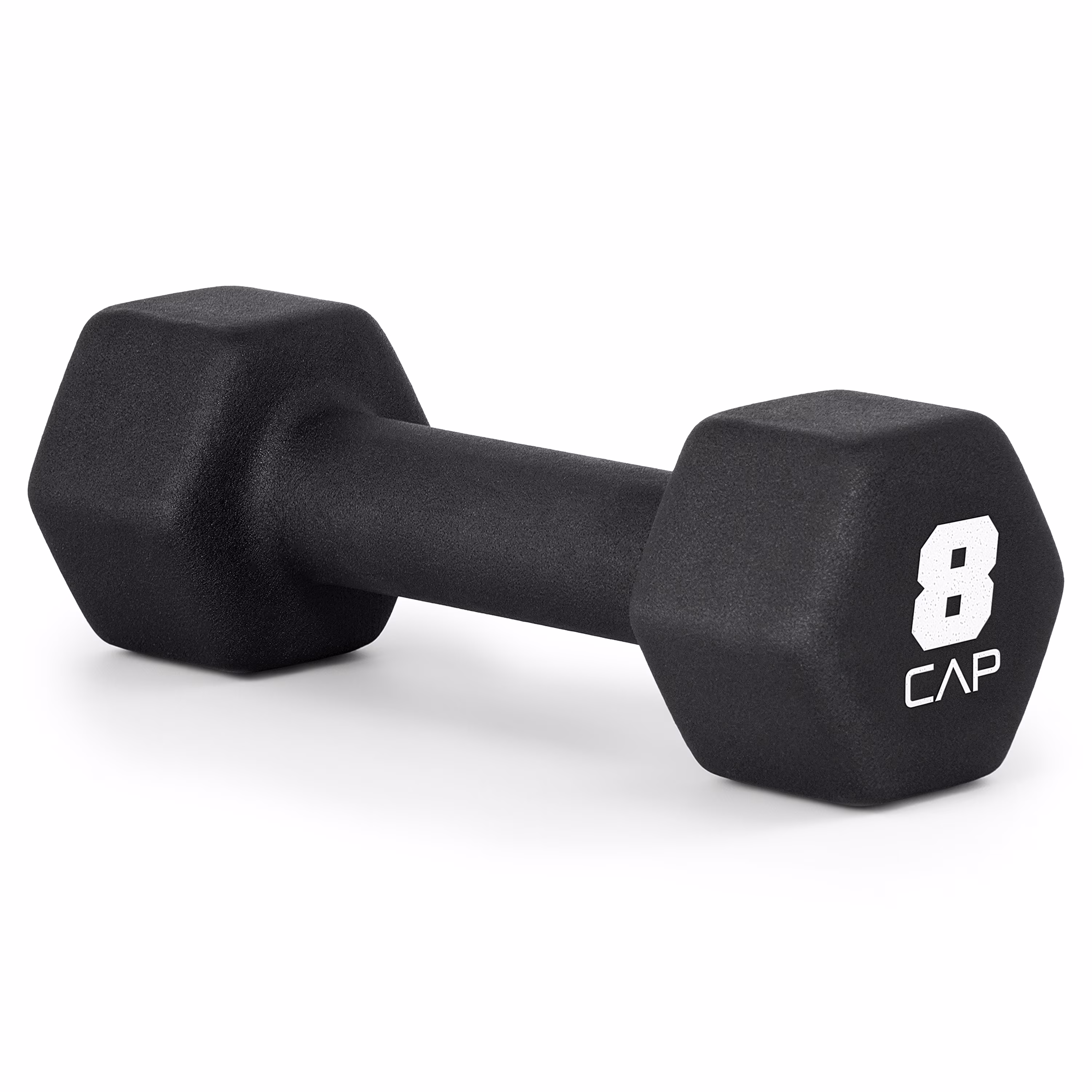CAP, 2lb Neoprene Dumbbell, Black, Single