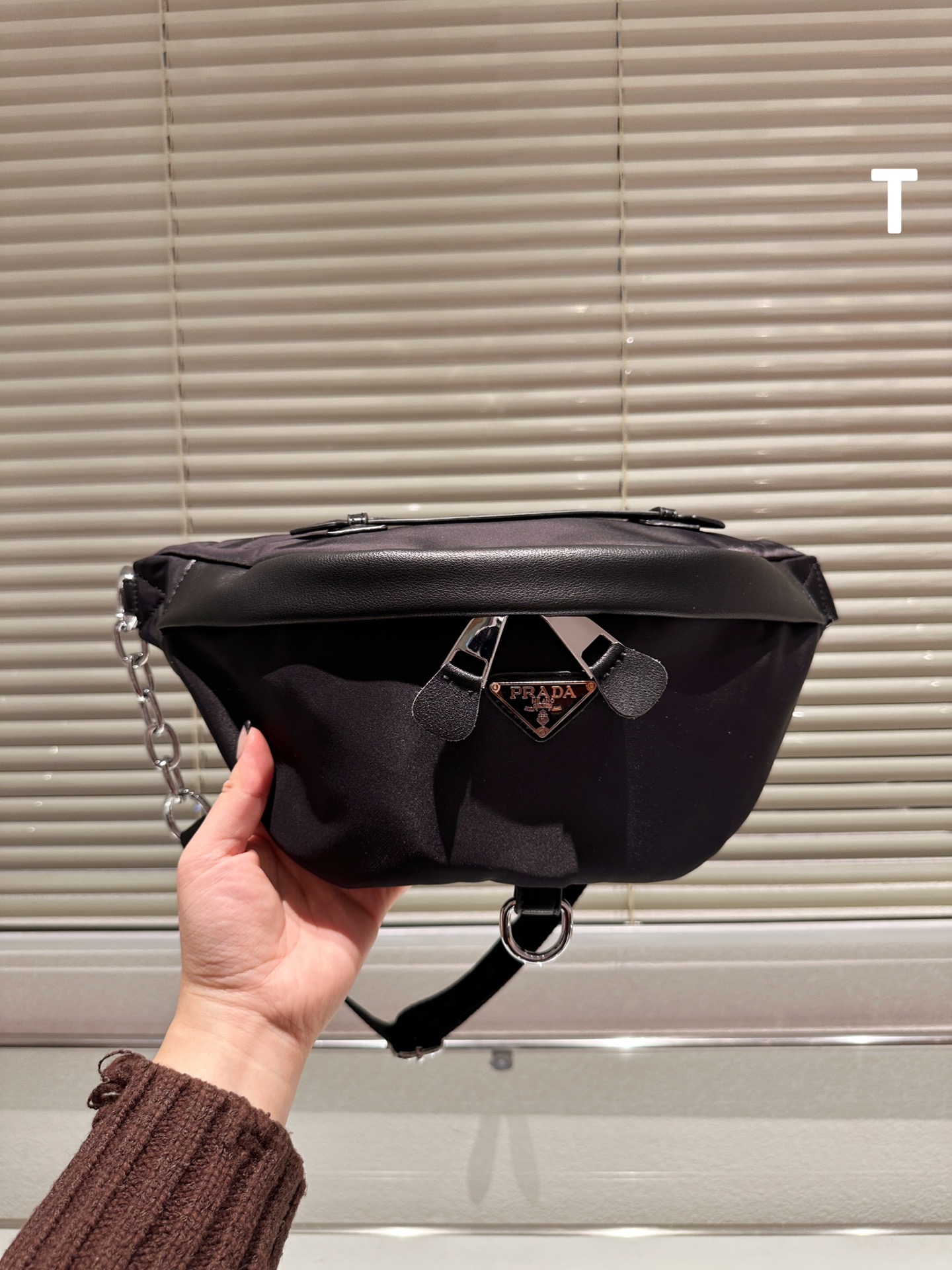 Prada black Fanny pack