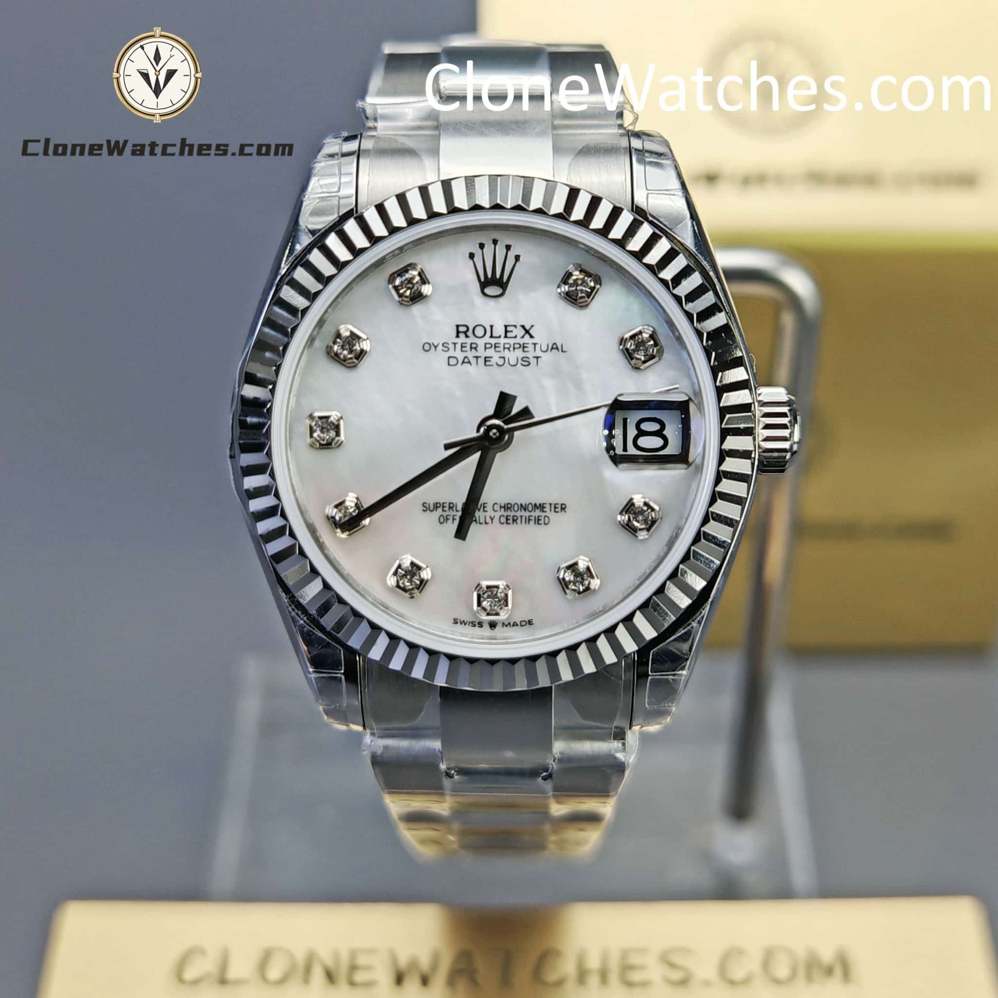 Rolex Super Clone Watches 1:1 DateJust m278274-0005 Oyster 31MM 2236 Movement