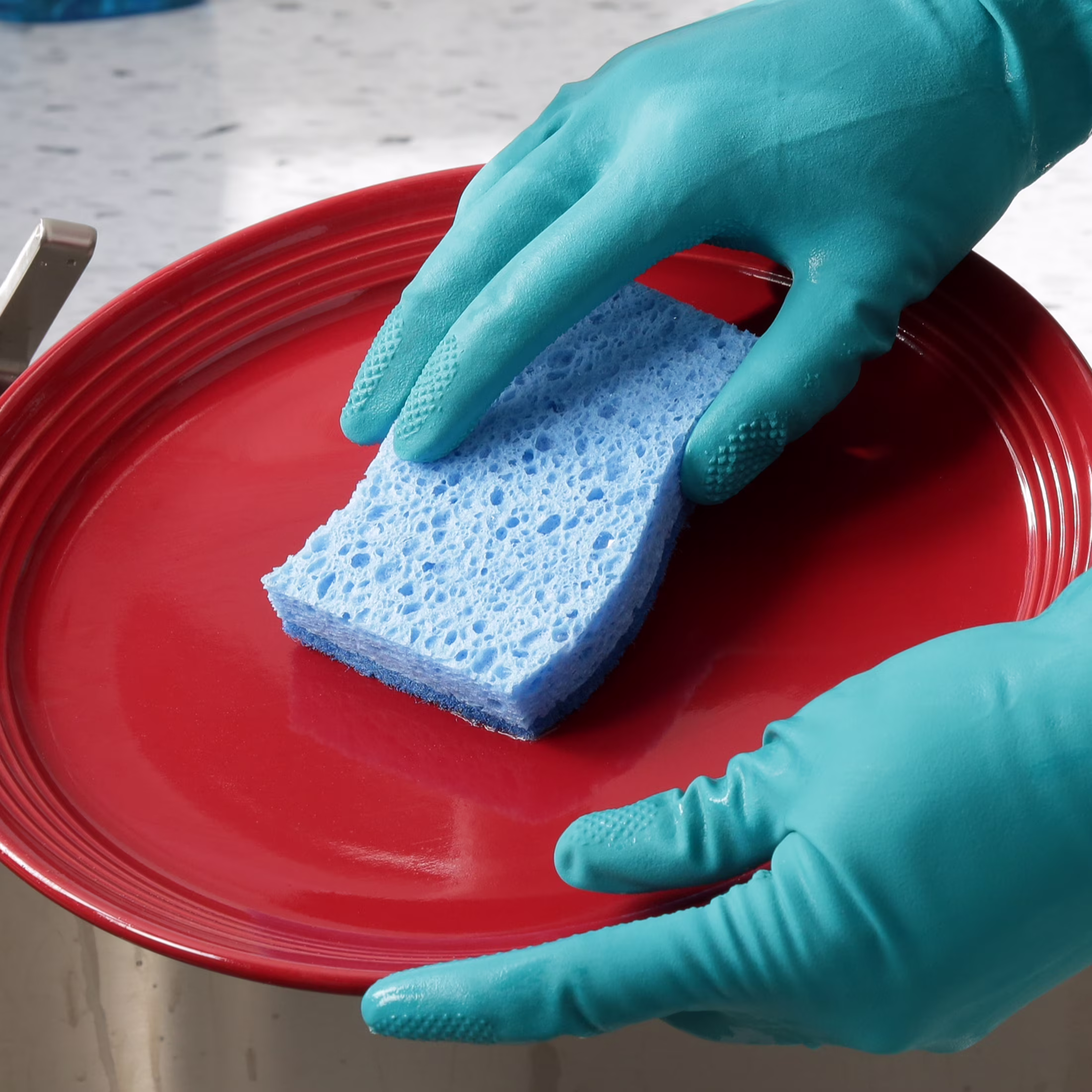 Great Value Non-Scratch Scrub Sponges, 4 Count