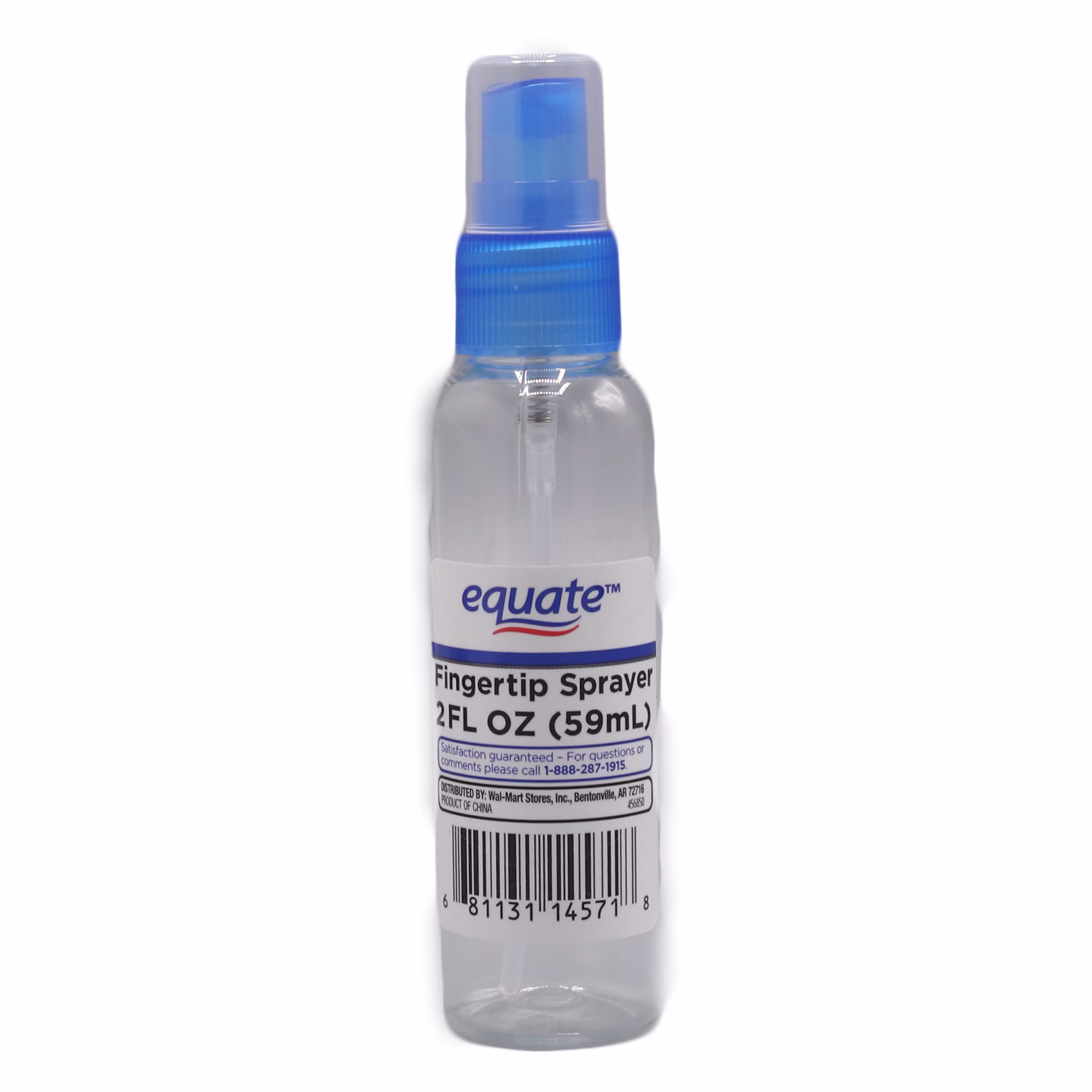 (6 pack) Equate Fingertip Spray Bottle, Color May Vary, 2 fl oz