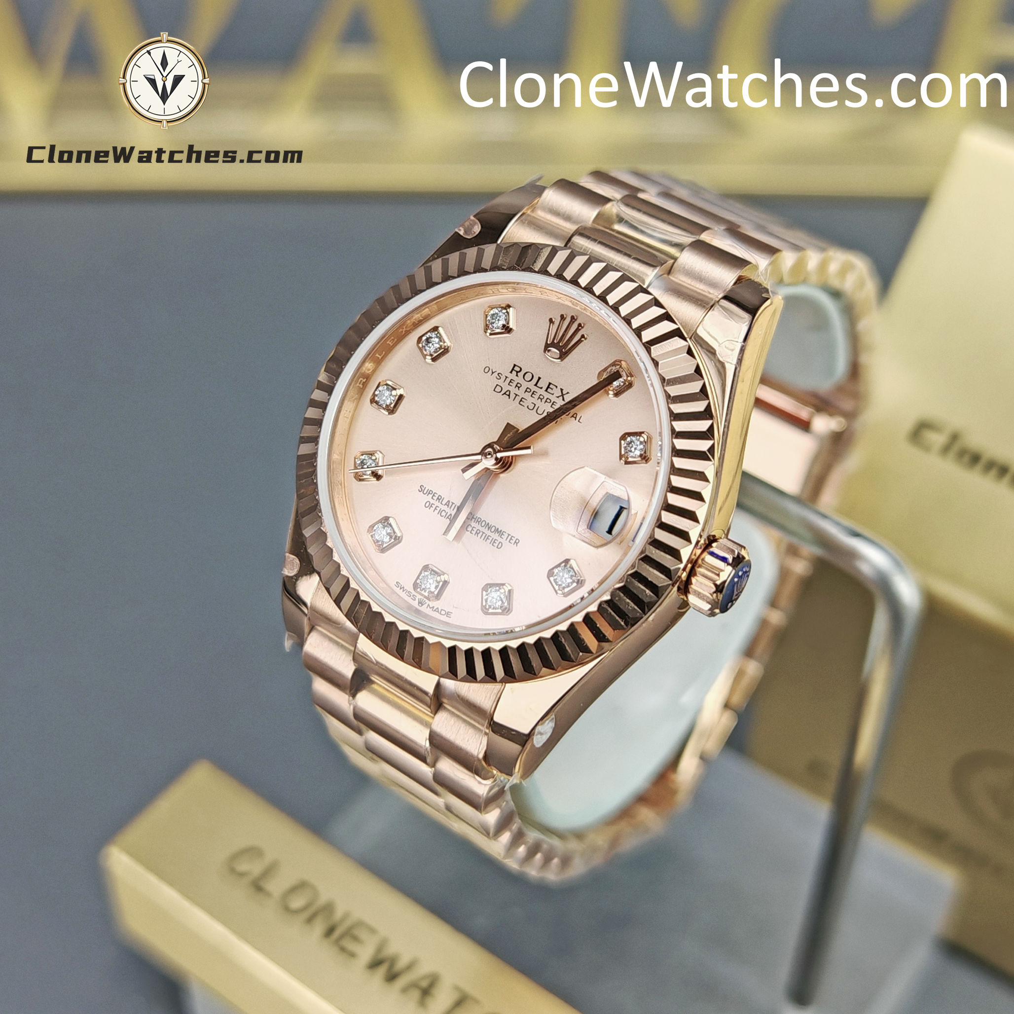 Rolex Super Clone Watches 1:1 DateJust m278275-0031 President 31MM 2236 Movement