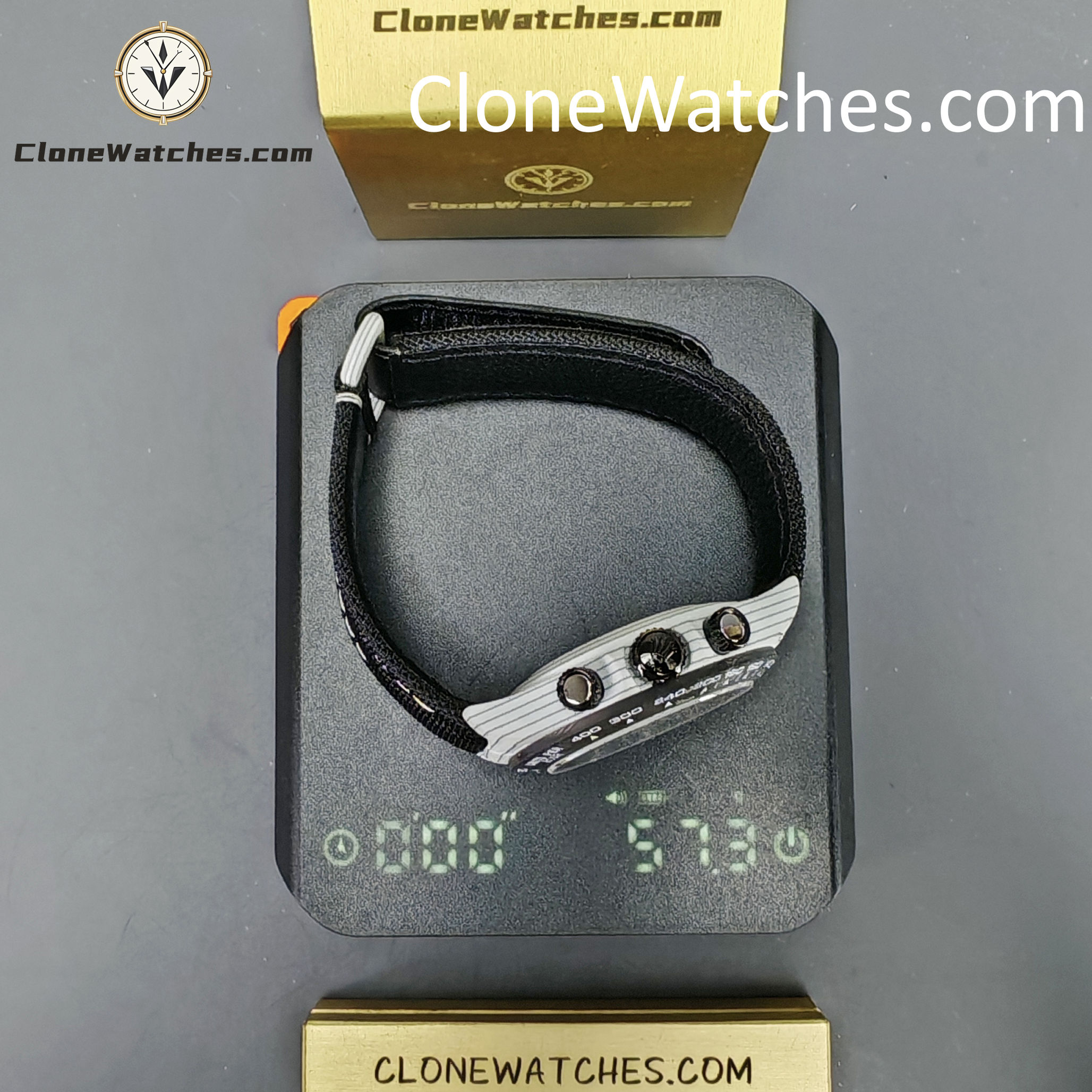 Modified Super Clone Watches 1:1 DiW Rolex Daytona In White Quartz Fiber “IRBIS V2”