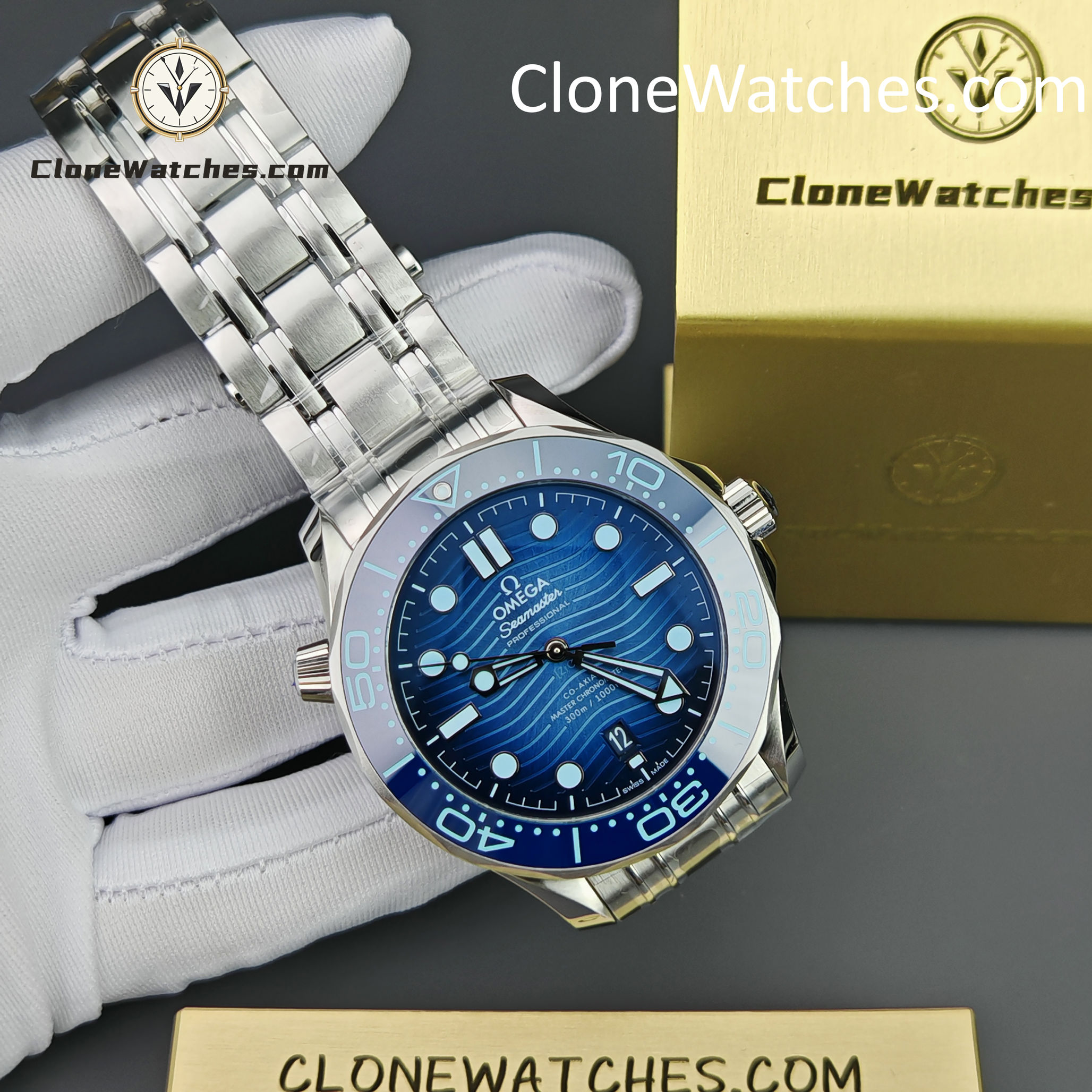 OMEGA Super Clone Watches 1:1 Seamaster Diver 300M Summer Blue 210.30.42.20.03.003 42MM