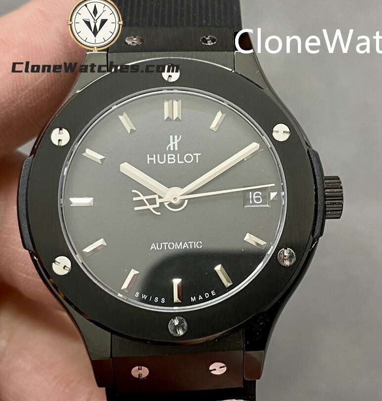 Hublot Super Clone Watches 1:1 Classic Fusion Black Magic 38MM 565.CM.1470.RX