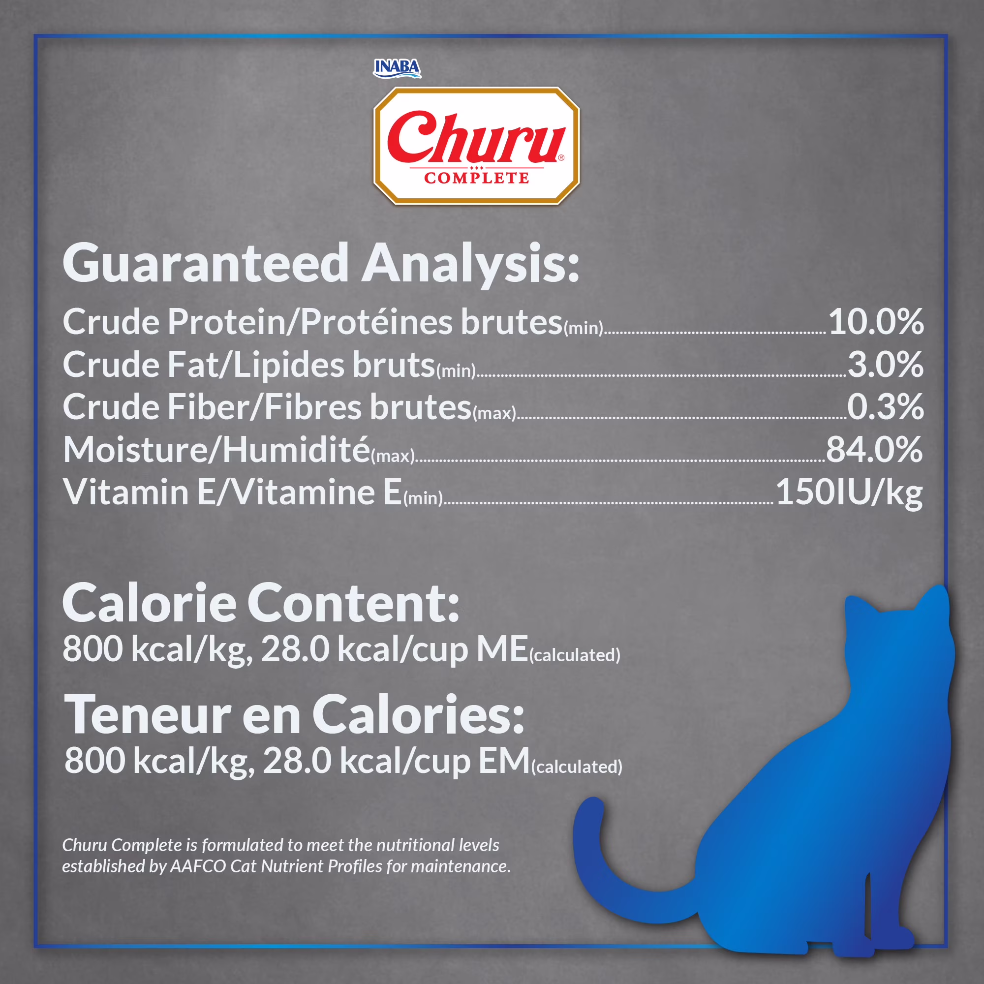 INABA Churu Complete Pate Wet Cat Food with Fish Oil, 1.23oz. per Serving, 2 Servings, Chicken Recipe with Cheese