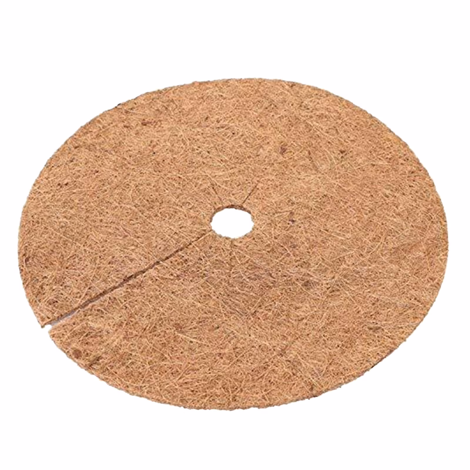 NANDIYNZHI Coconut Fiber Mulch Ring,1 Pack 7.9 Inch Pratical Natural Coconut Fiber Mulch Ring,Suitable for Indoor Outdoor Flower Planter Pots Cold Proof and Antifreeze