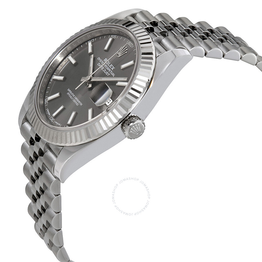 Rolex Datejust Dark Rhodium Dial Automatic Men s Jubilee Watch 126334RSJ（Lifetime free warranty+90-days replacement service & Refund!.）