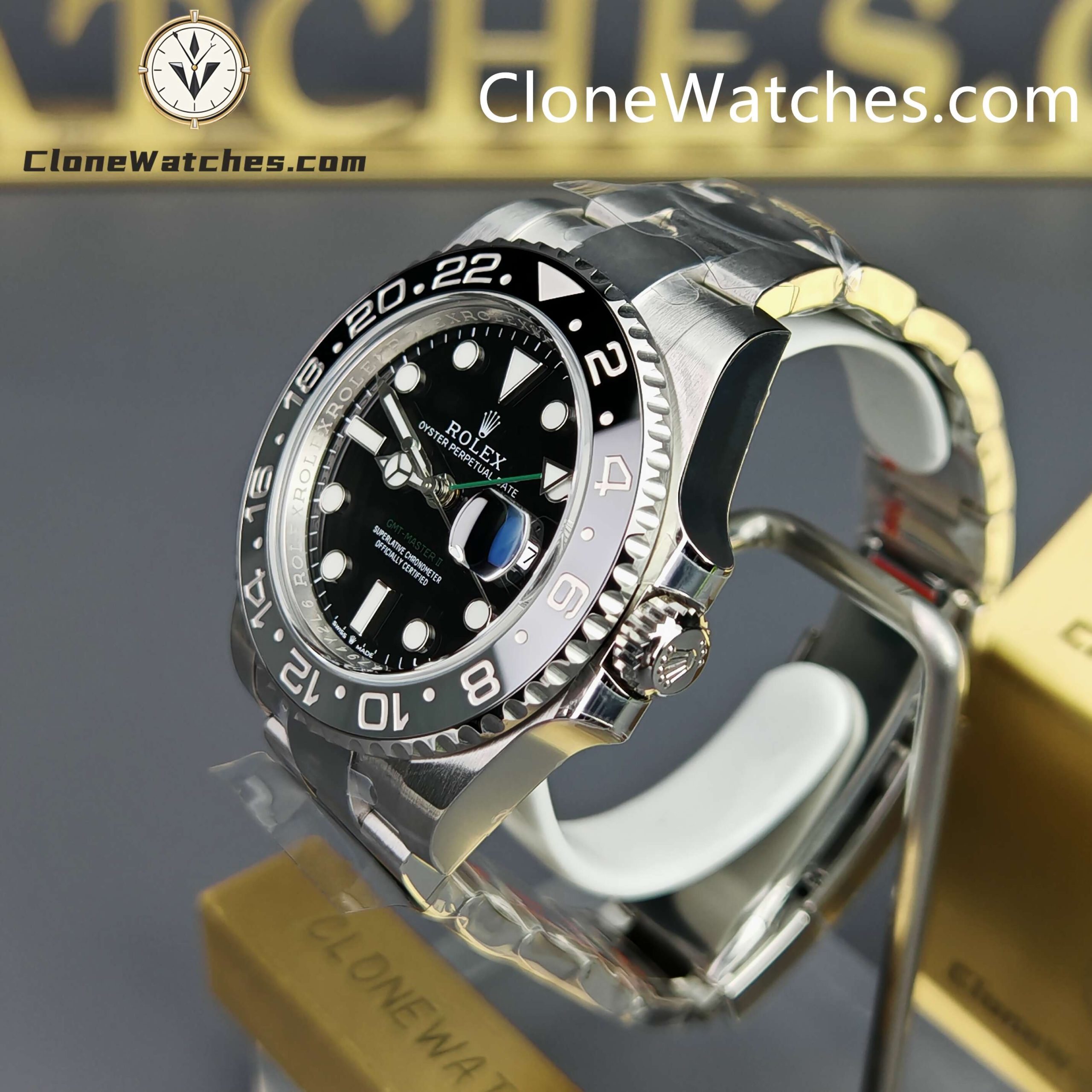 Rolex Super Clone Watches 1:1 Bruce Wayne GMT Master II M126710grnr Oyster 3285 Movement