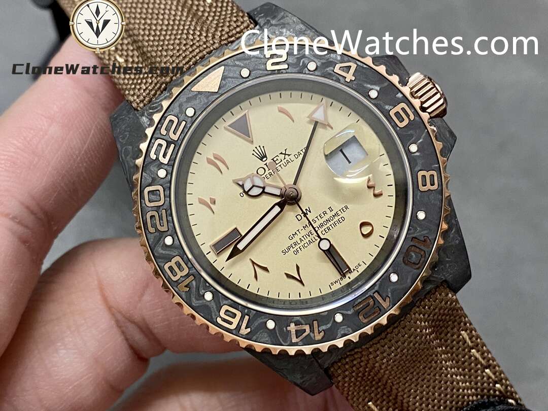 Modified Super Clone Watches 1:1 DIW Rolex GMT Master II “DE EVEROSE” 3285 Movement